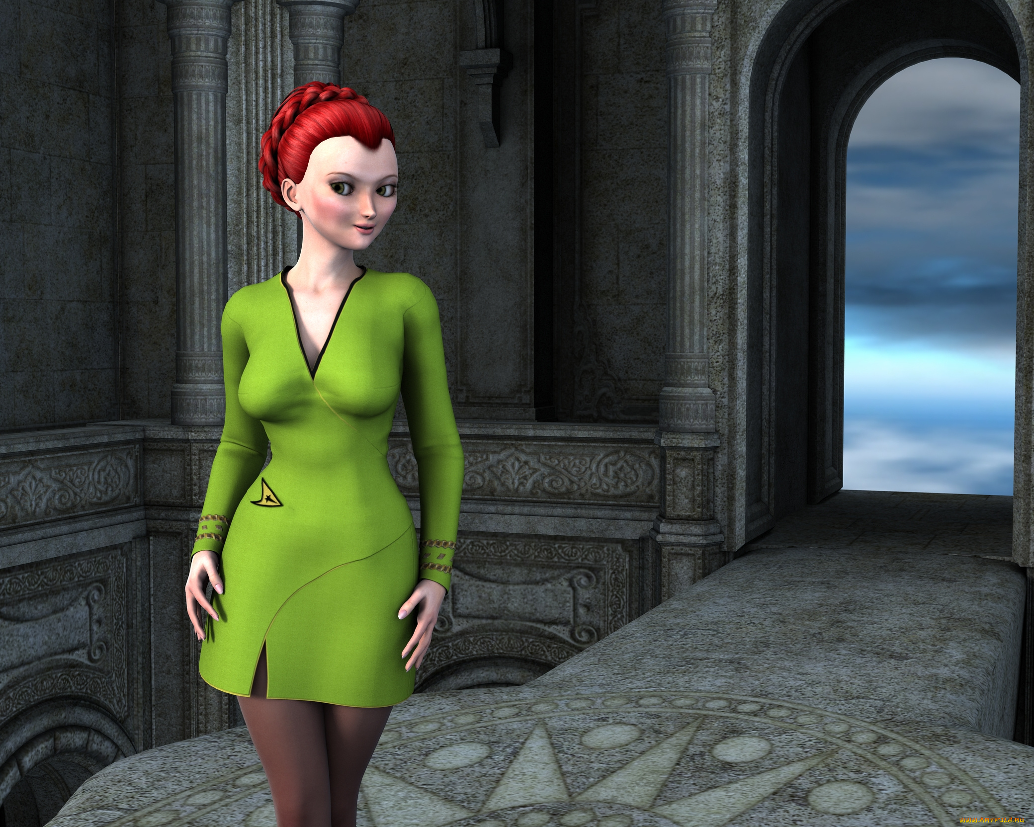 3д, графика, people, люди, девущка