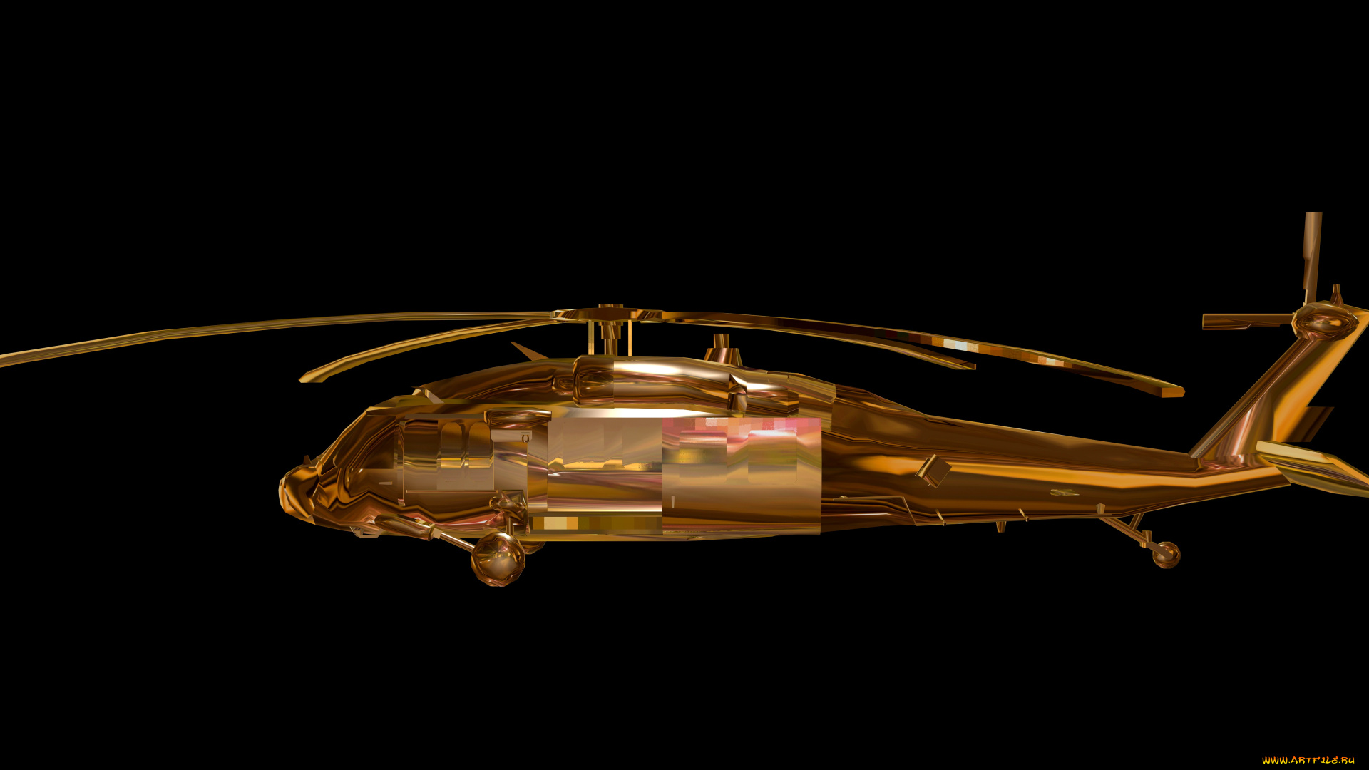 3д, графика, modeling, , моделирование, вертолет