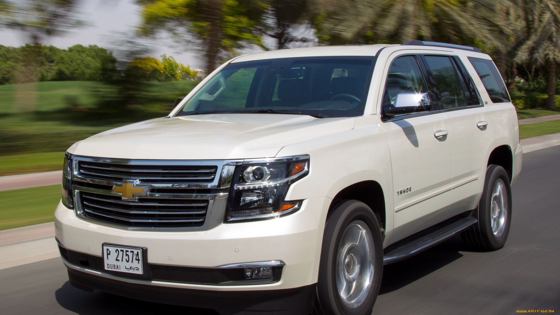 автомобили, chevrolet, 2014г, светлый, tahoe