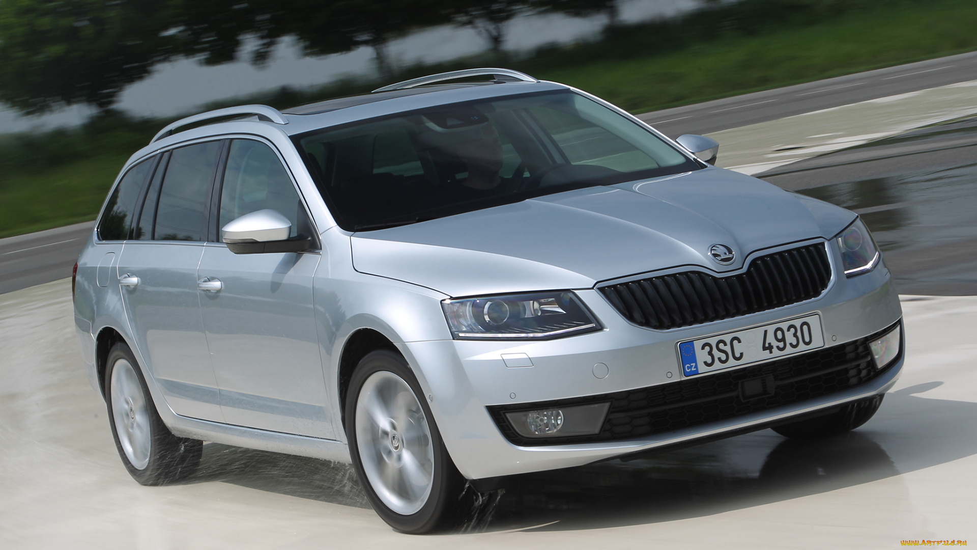 автомобили, skoda, octavia, combi, 4x4, 5e, светлый
