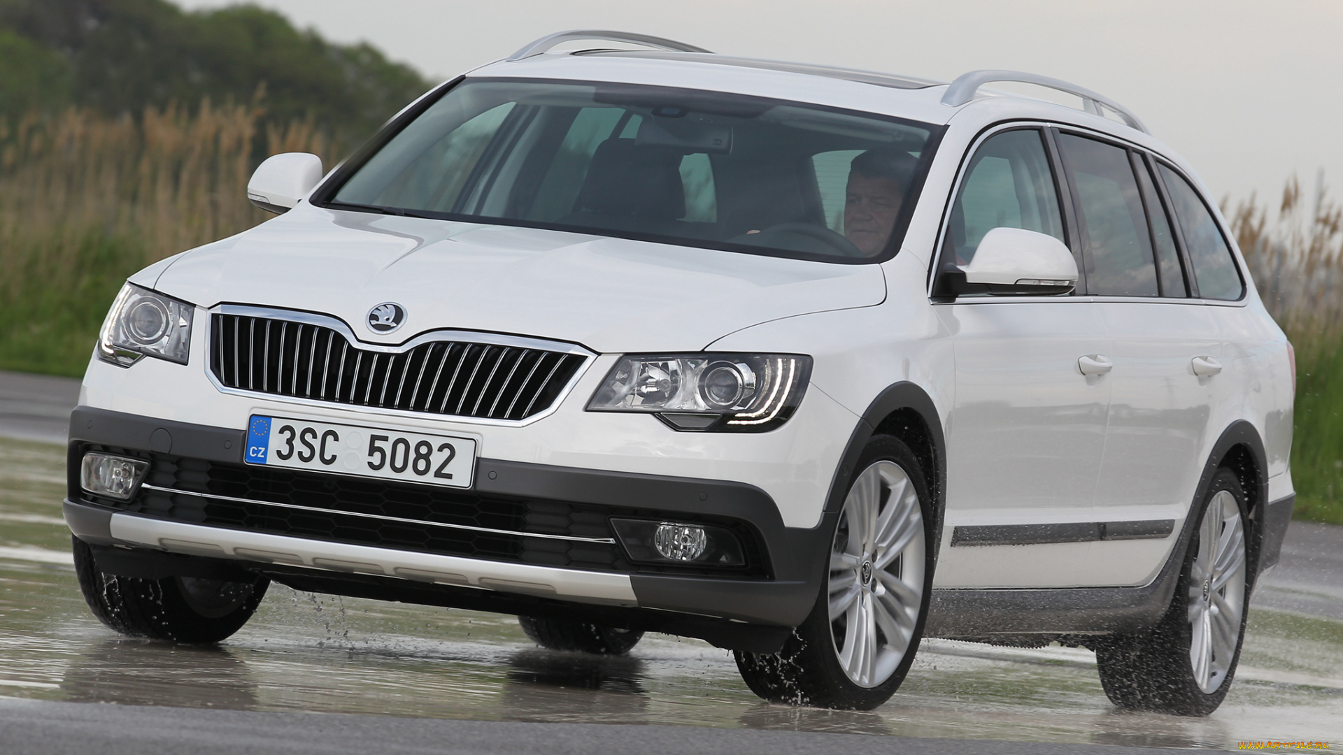 автомобили, skoda, octavia, combi, 4x4, 5e, светлый