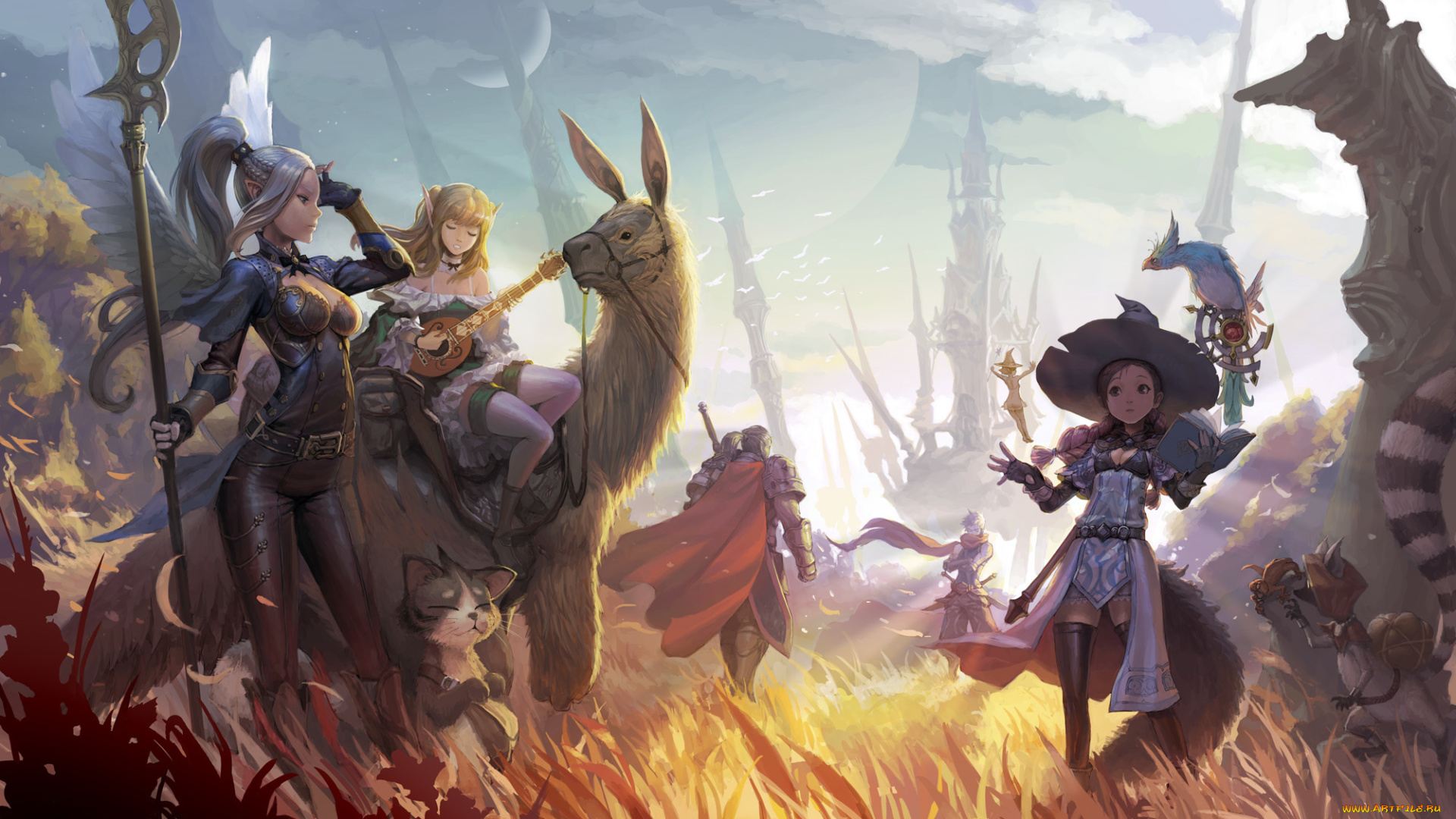 echo, of, soul, видео, игры, волшебница, фея, енот, кот, существа, воины, эльфы