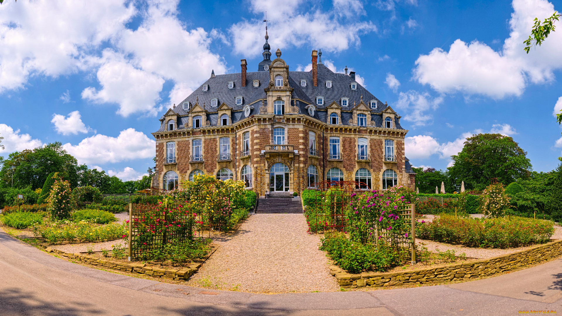 hotel, le, chateau, de, namur, , , namur, , belgium, города, -, здания, , дома, парк