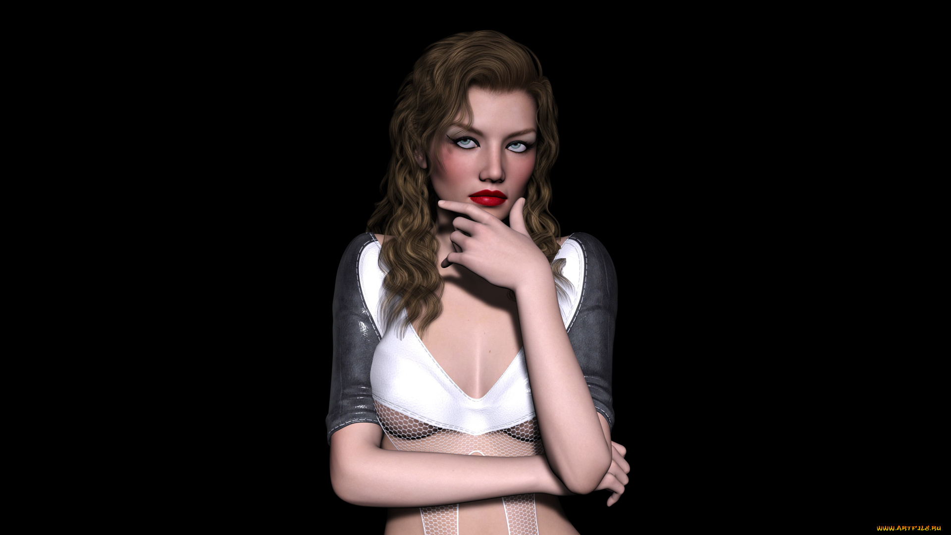 irina, 3д, графика, people, , люди, девушка, фон, взгляд