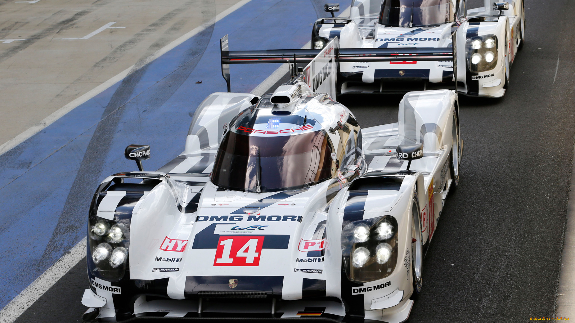 спорт, автоспорт, 919, трасса, 2014г, hybrid, porsche, скорость, гонка