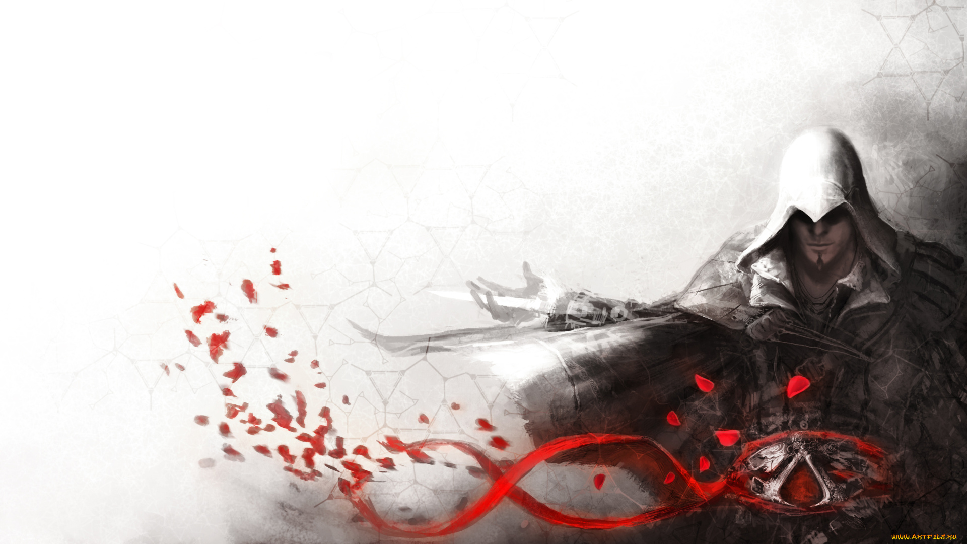 видео, игры, assassin`s, creed, ii, ассасин, assassins, creed, 2, арт, клинок, игра