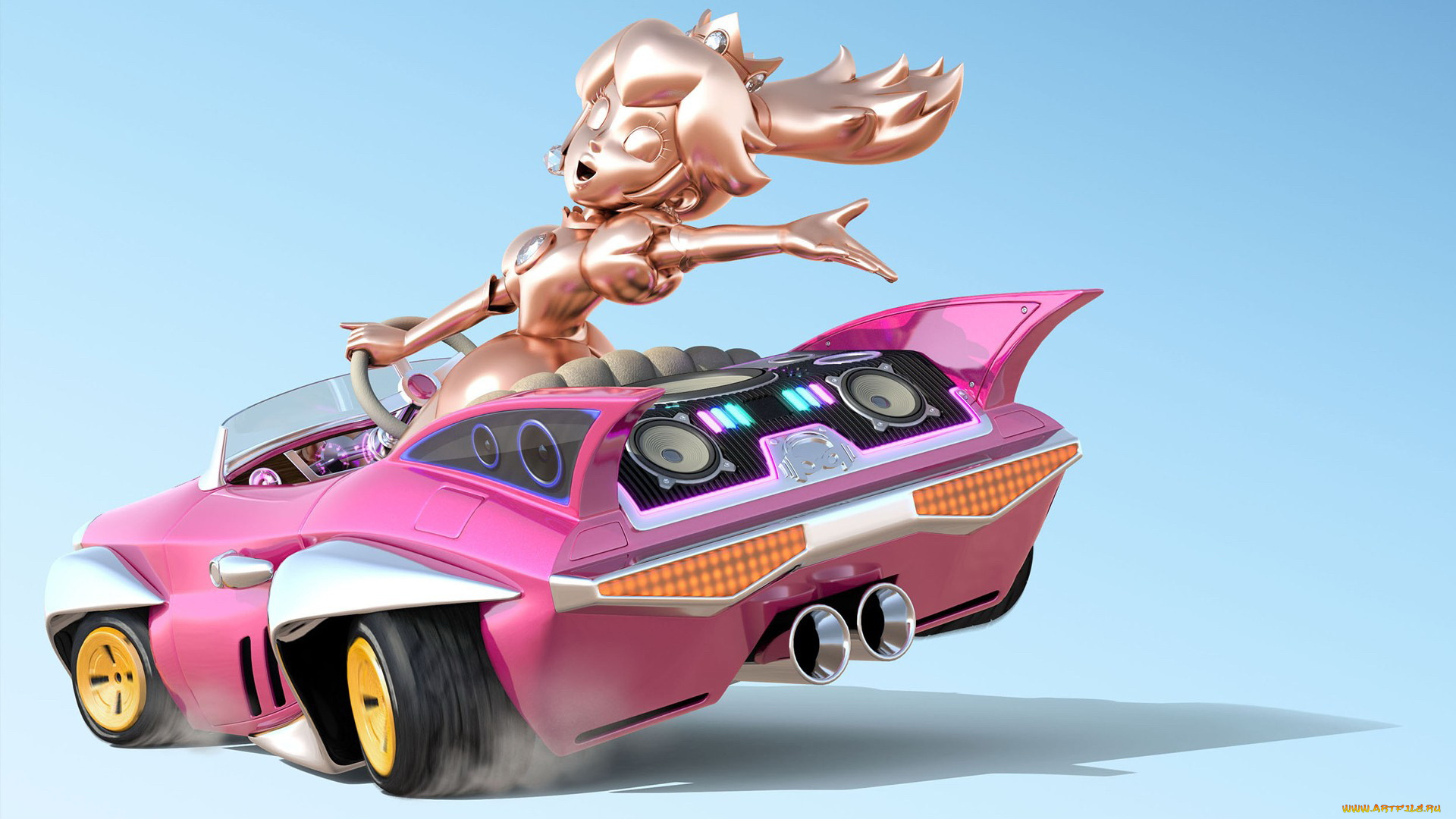 видео, игры, mario, kart, 8, гонка