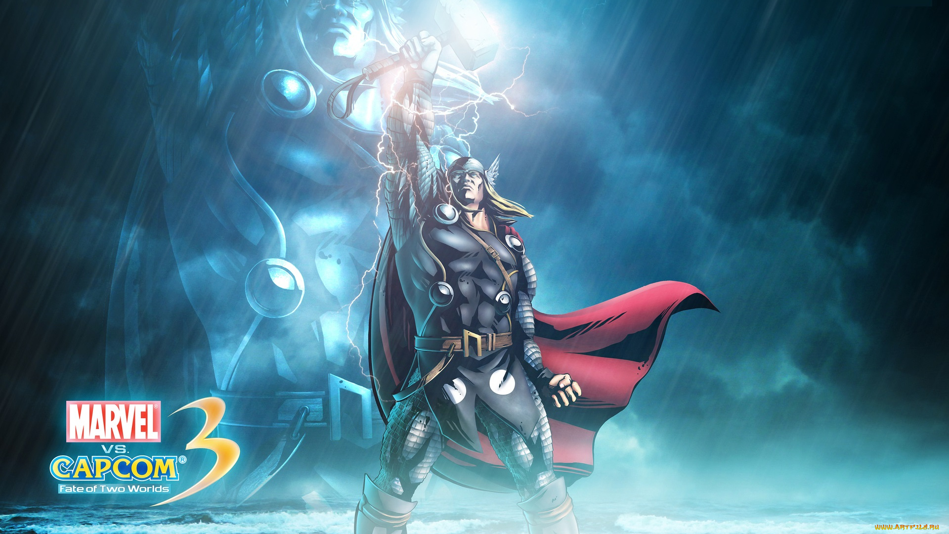 видео, игры, marvel, vs, , capcom, 3, , fate, of, two, worlds, thor