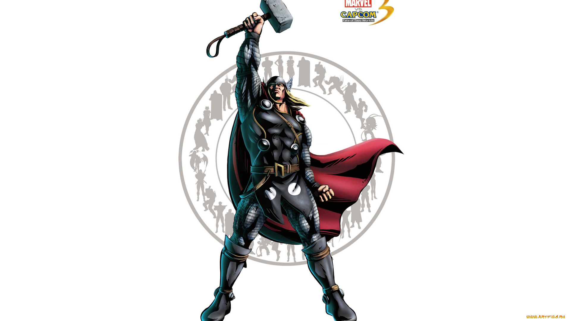 видео, игры, marvel, vs, , capcom, 3, , fate, of, two, worlds, thor