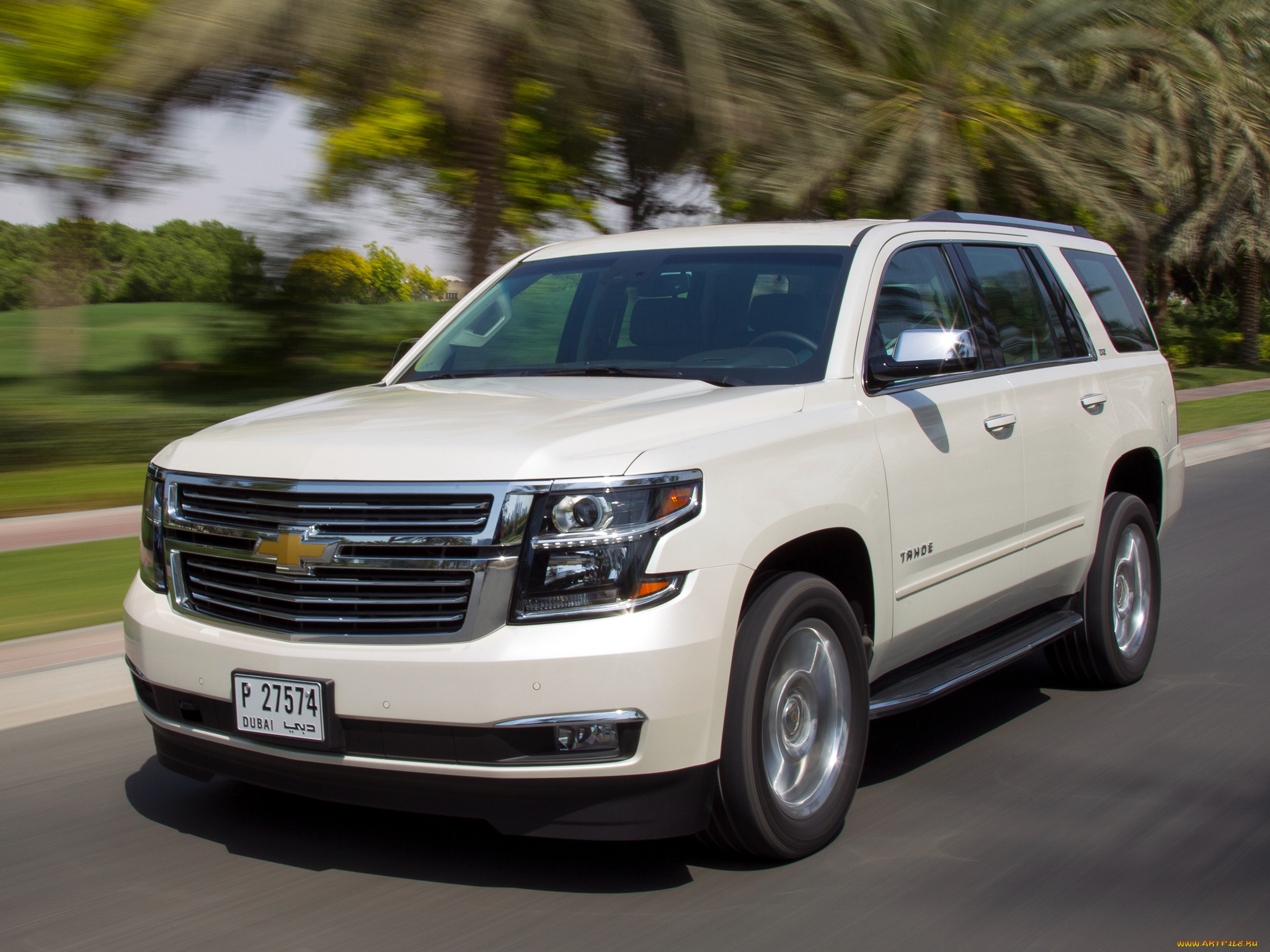 автомобили, chevrolet, 2014г, светлый, tahoe