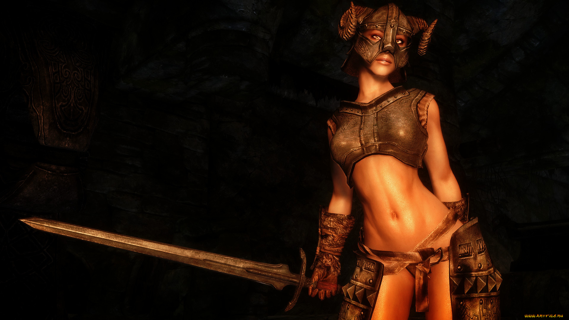 3д, графика, амазонки, , amazon, фон, оружие, взгляд, девушка