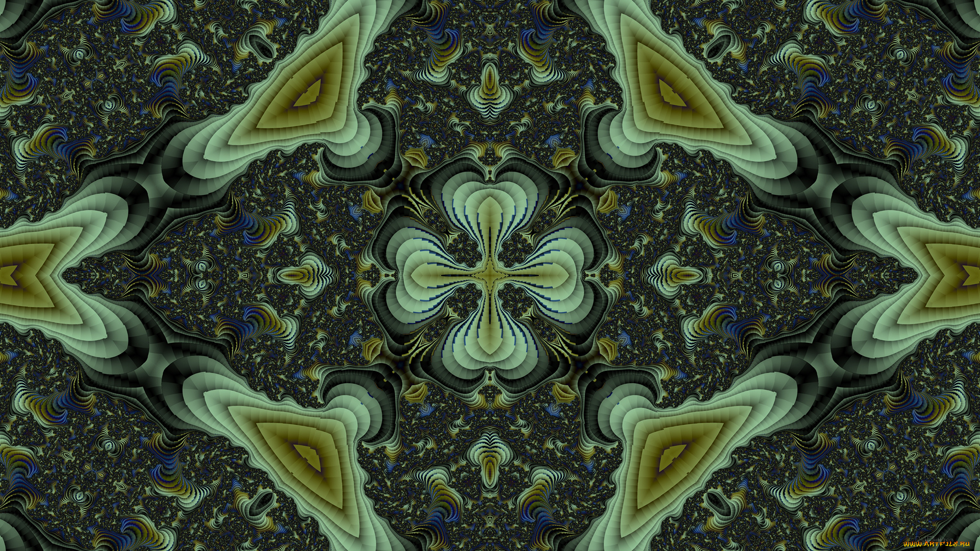 3д, графика, фракталы, , fractal, цвета, фон, узор