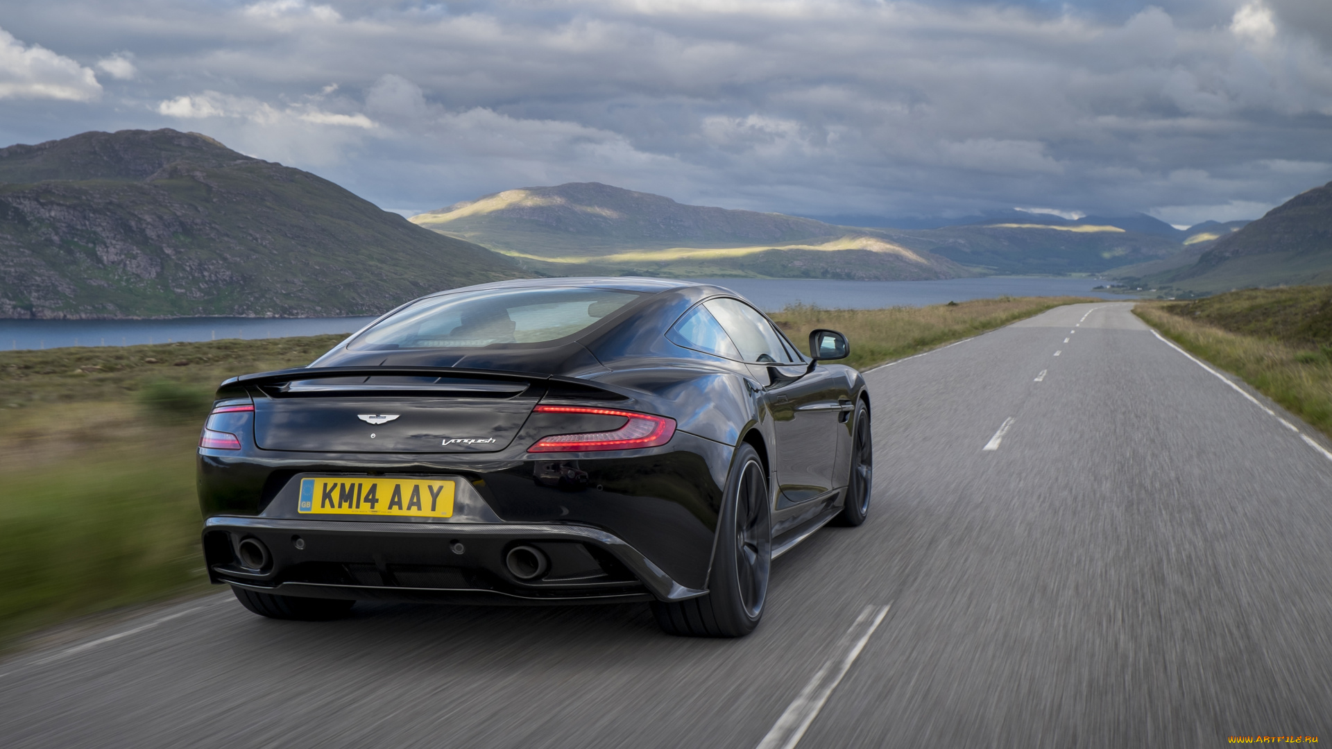 автомобили, aston, martin, 2014г, темный, carbon, black, vanquish, aston, martin