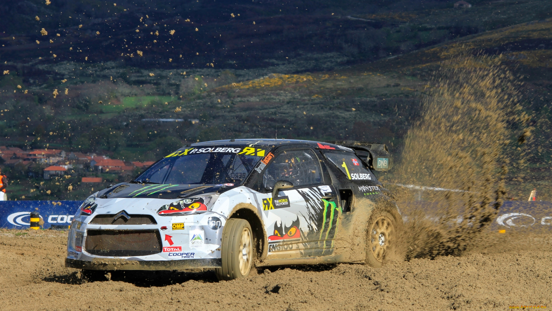 спорт, авторалли, брызги, трасса, 2013г, ds3, rx, citroеn, гонка, скорость