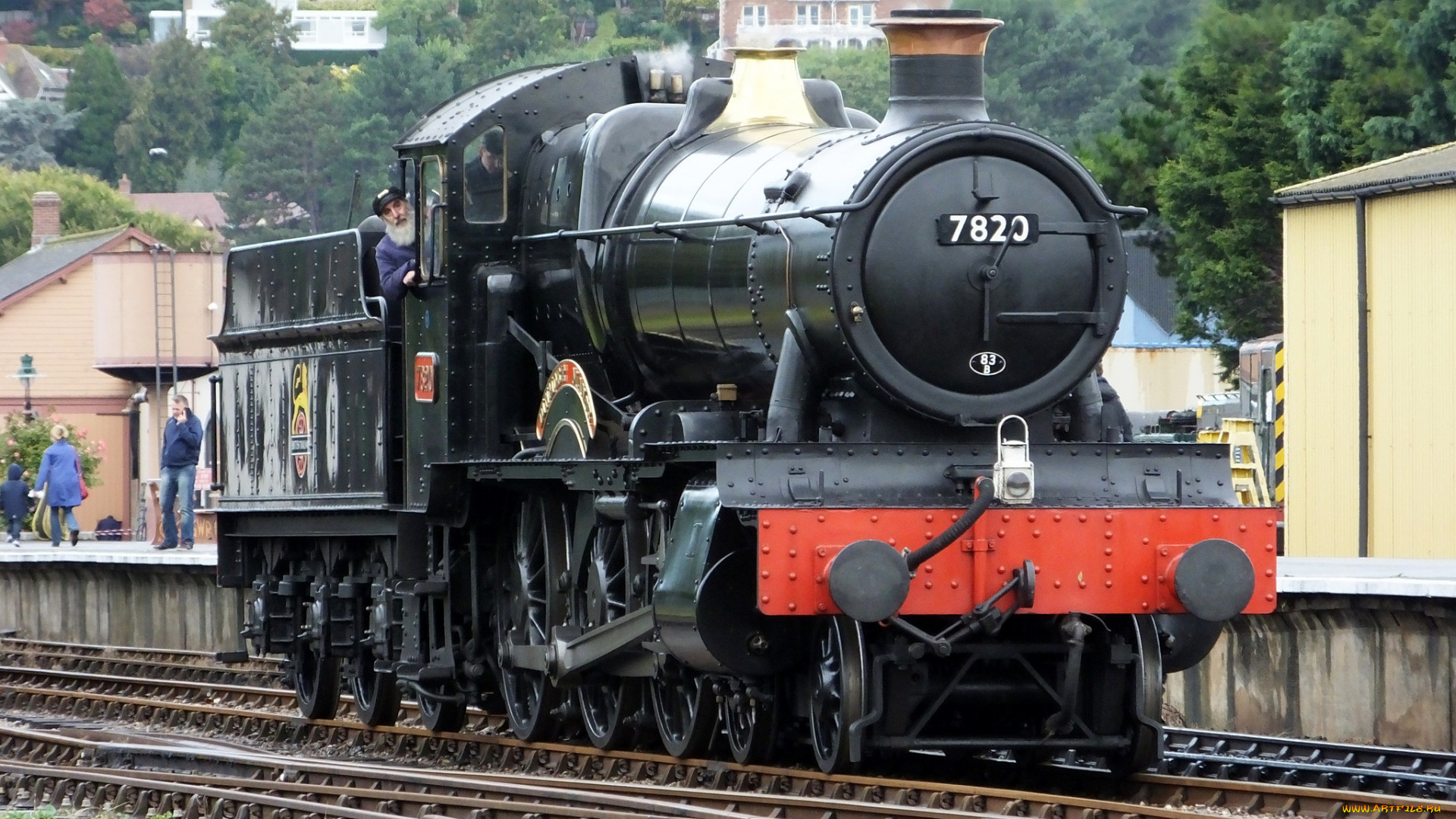 техника, паровозы, дорога, паровоз, железная, рельсы