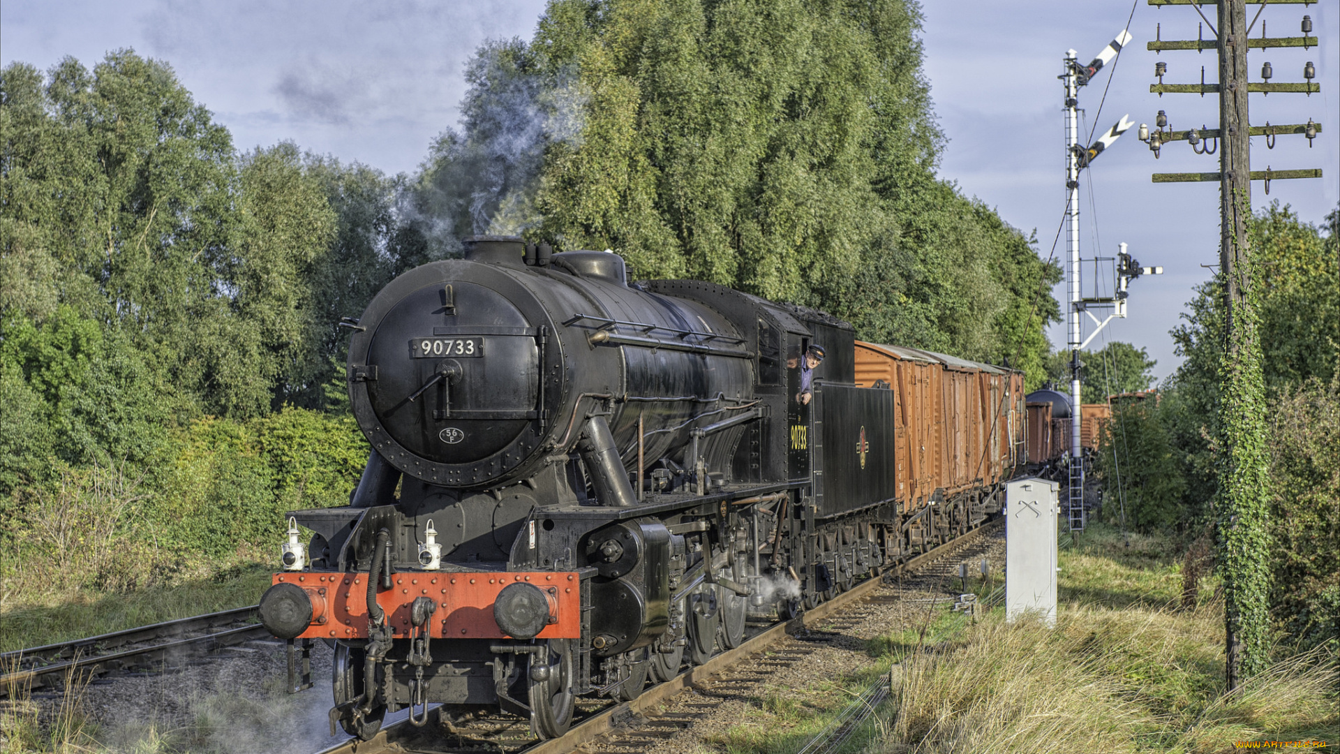 техника, паровозы, паровоз, дорога, рельсы, железная