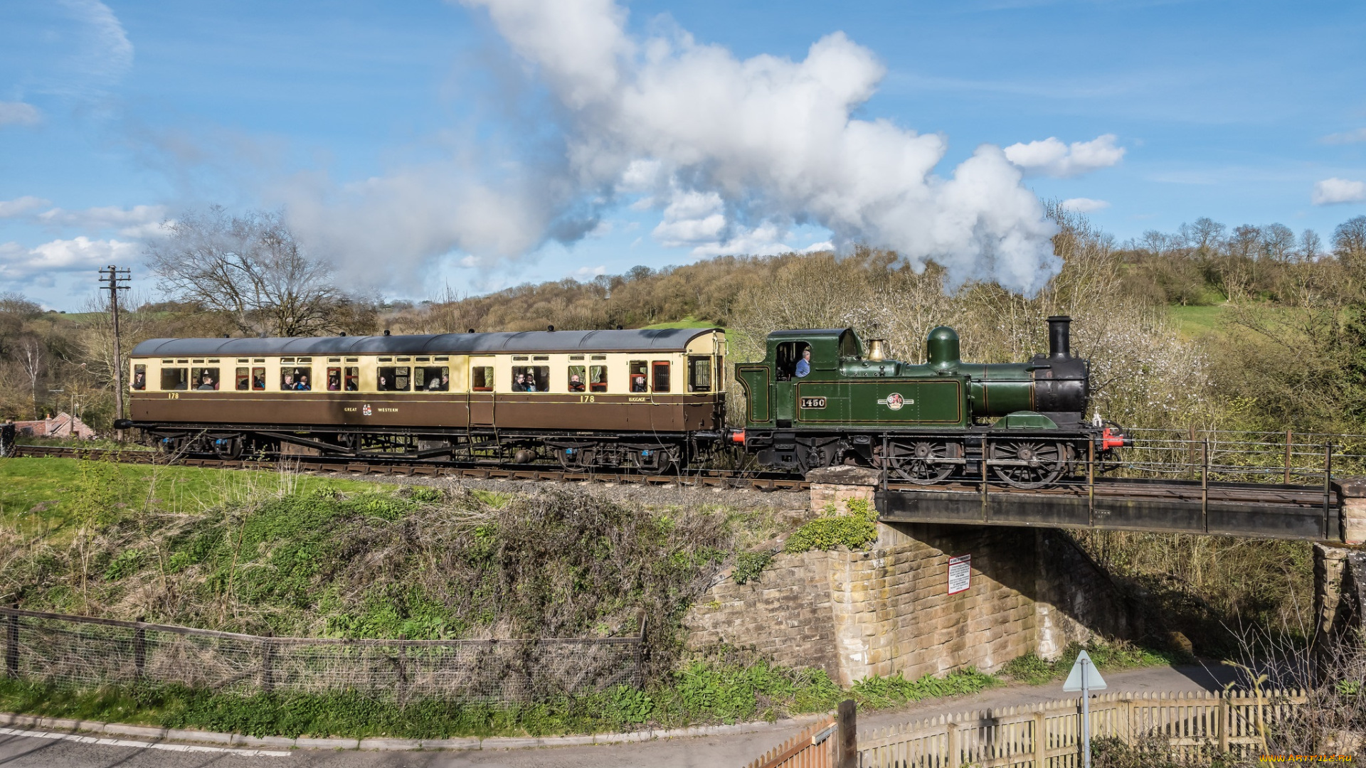 техника, паровозы, паровоз, рельсы, дорога, железная