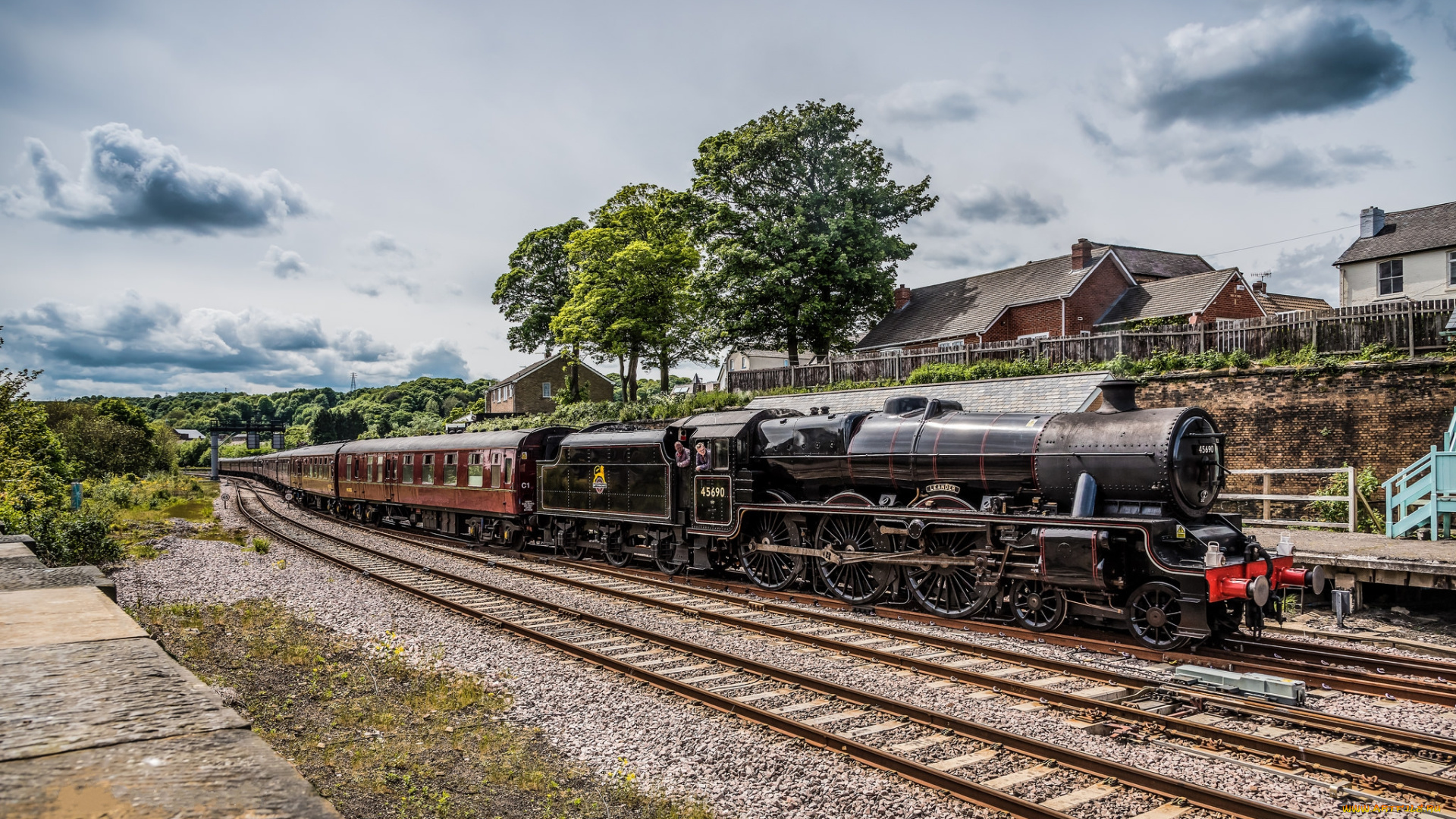 техника, паровозы, паровоз, рельсы, дорога, железная