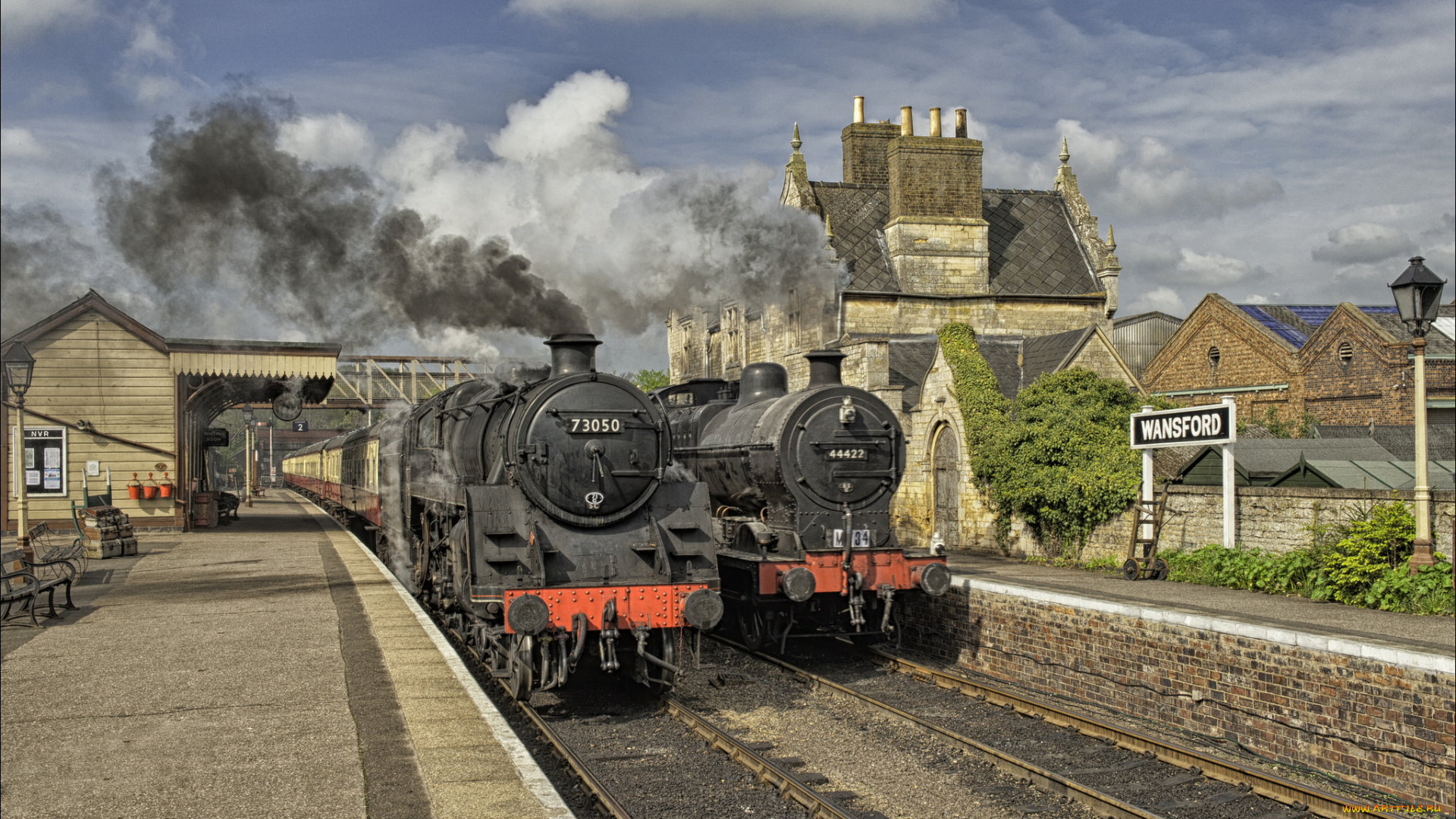 техника, паровозы, паровоз, рельсы, дорога, железная