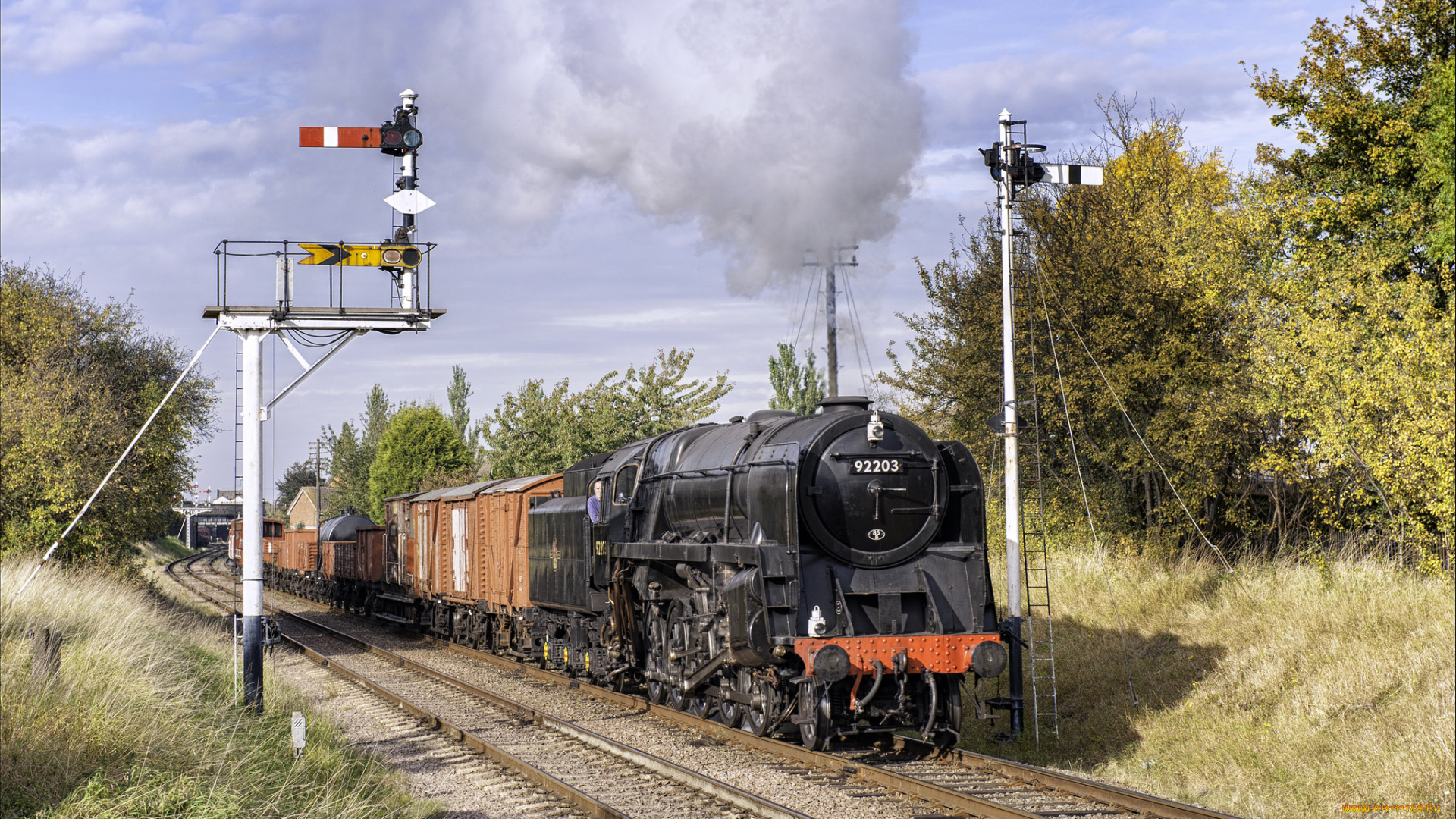 техника, паровозы, паровоз, рельсы, дорога, железная