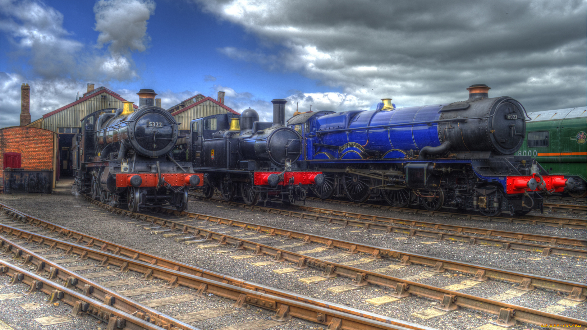 техника, паровозы, паровоз, рельсы, дорога, железная