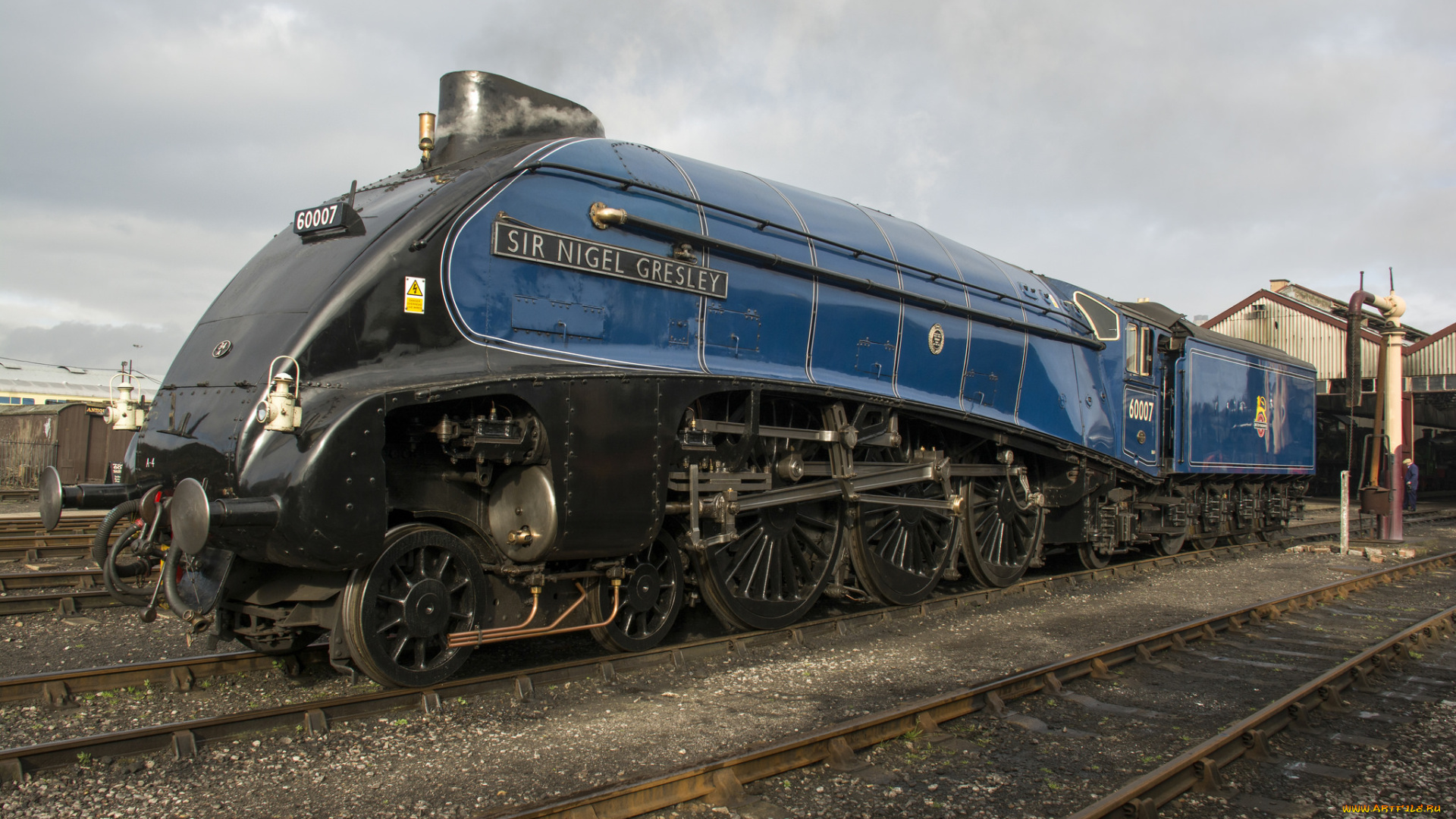 техника, паровозы, паровоз, железная, дорога, рельсы