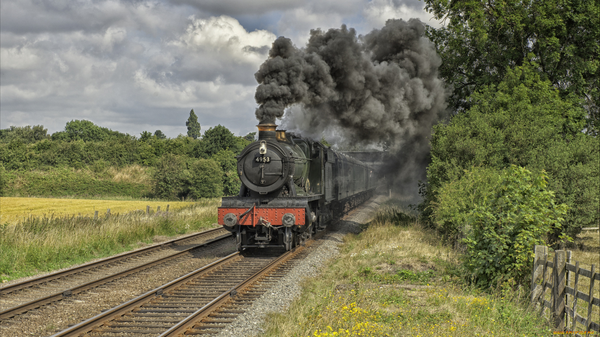техника, паровозы, рельсы, дорога, железная, паровоз