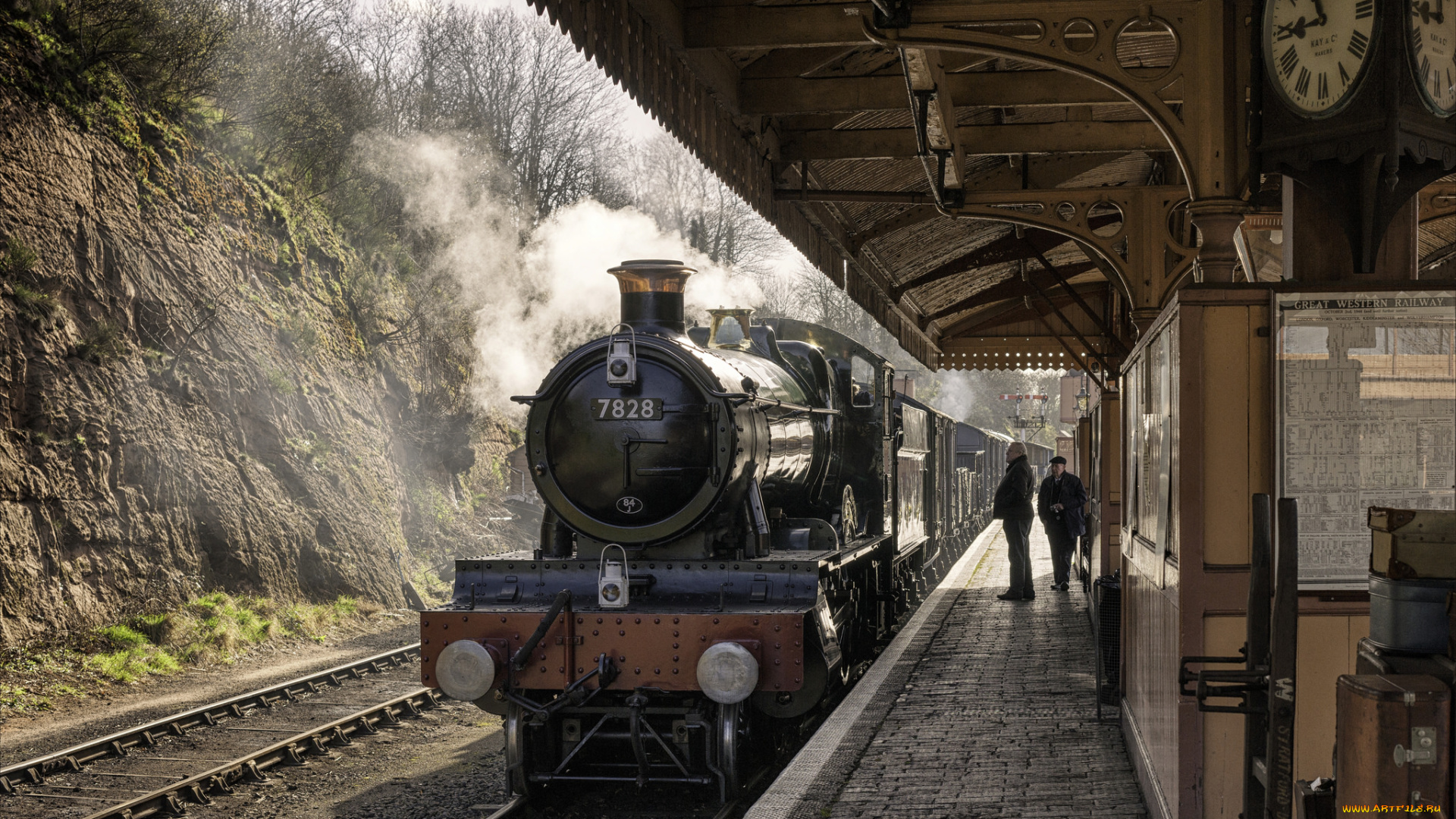 техника, паровозы, рельсы, дорога, железная, паровоз