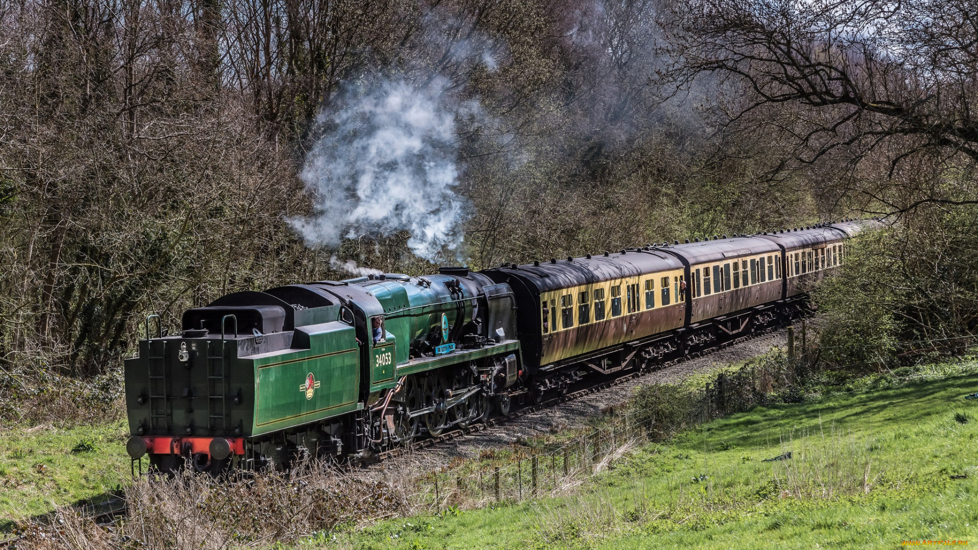 техника, паровозы, рельсы, паровоз, дорога, железная
