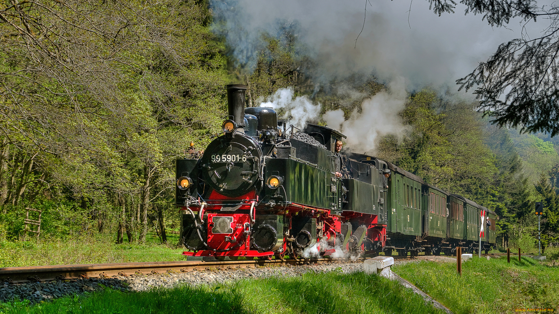 техника, паровозы, рельсы, паровоз, дорога, железная