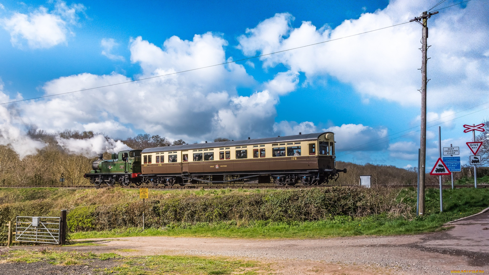 техника, паровозы, железная, дорога, рельсы, паровоз