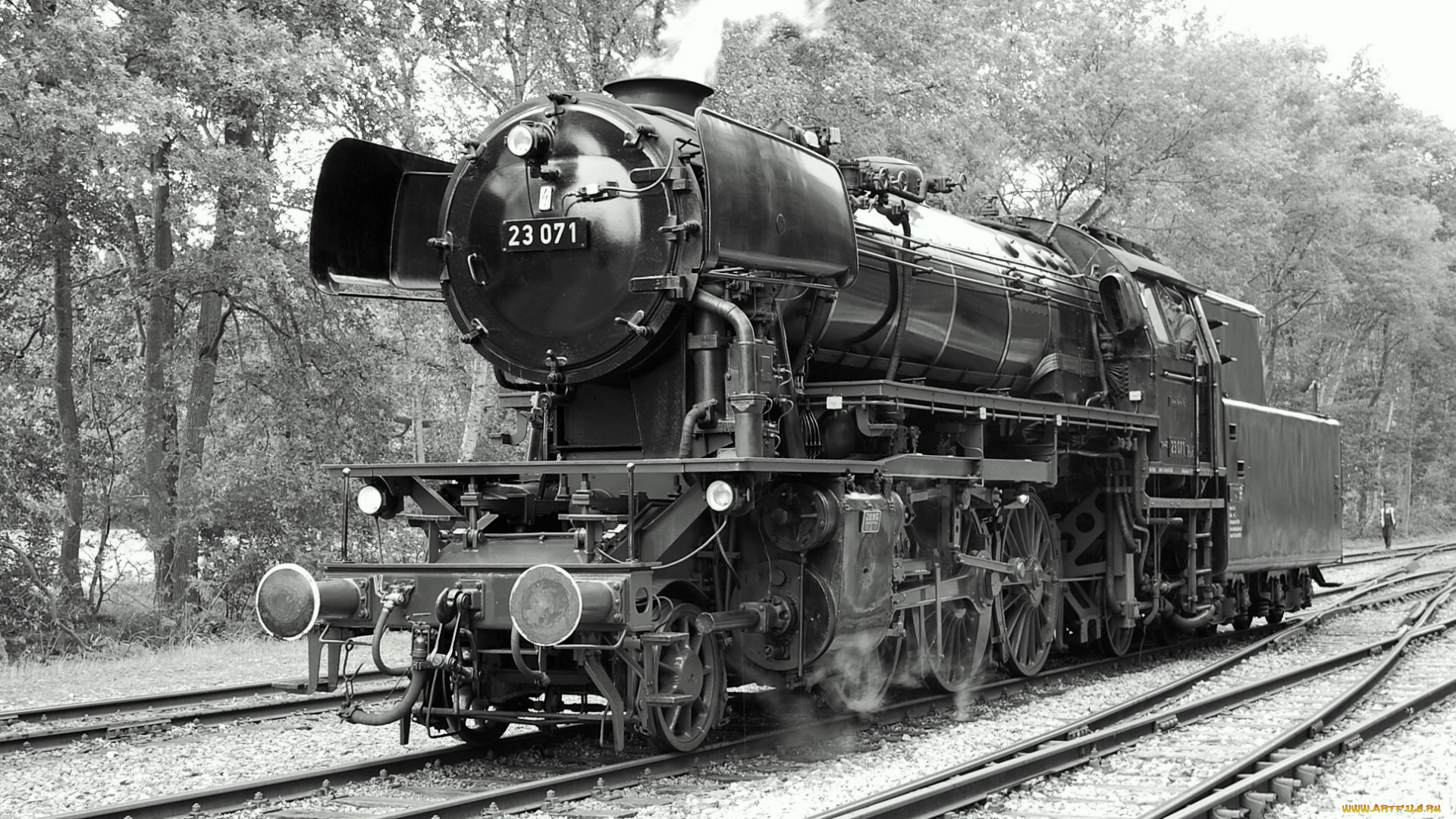 техника, паровозы, железная, дорога, рельсы, паровоз