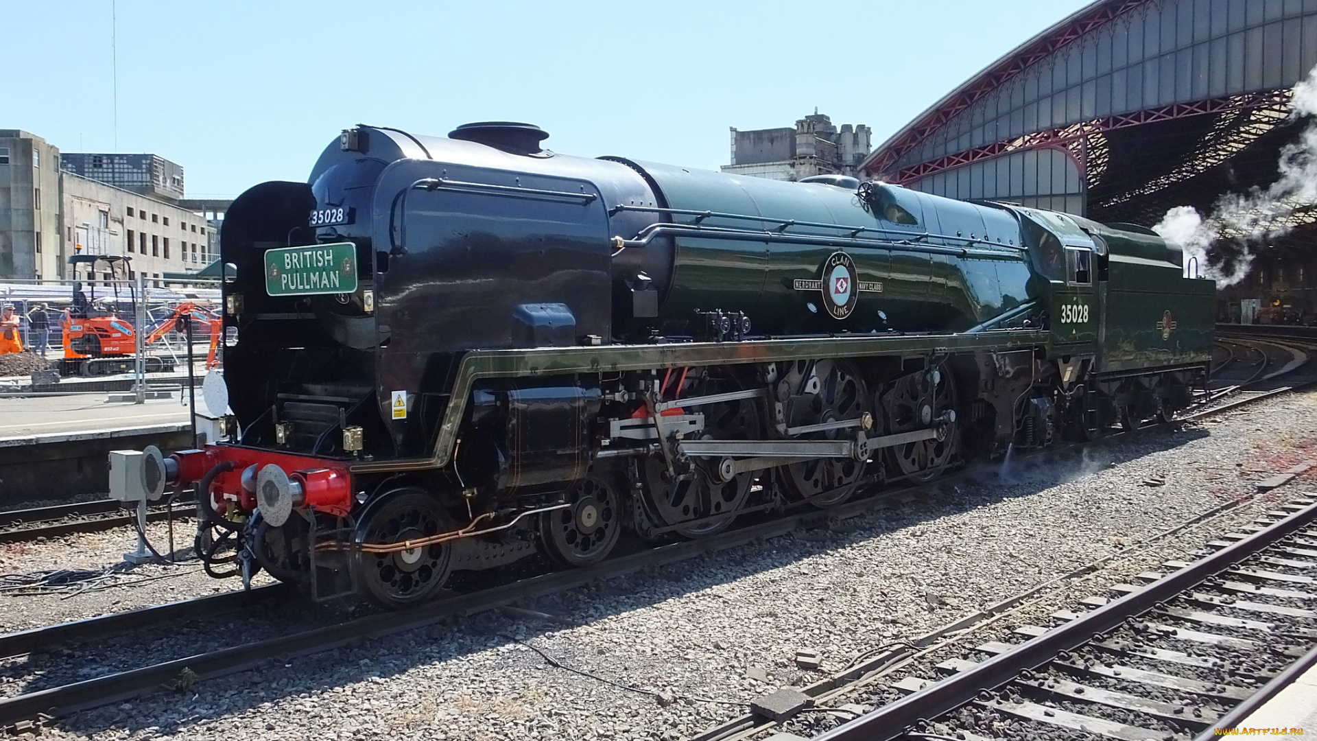 техника, паровозы, железная, рельсы, паровоз, дорога