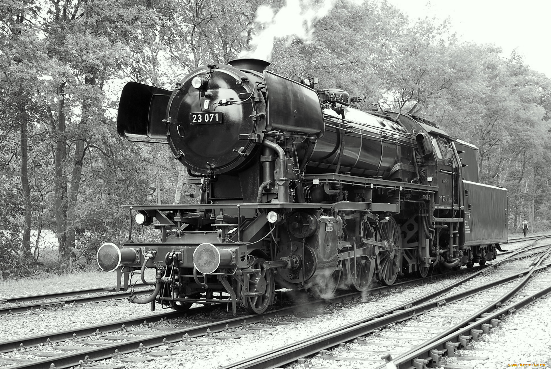 техника, паровозы, железная, дорога, рельсы, паровоз