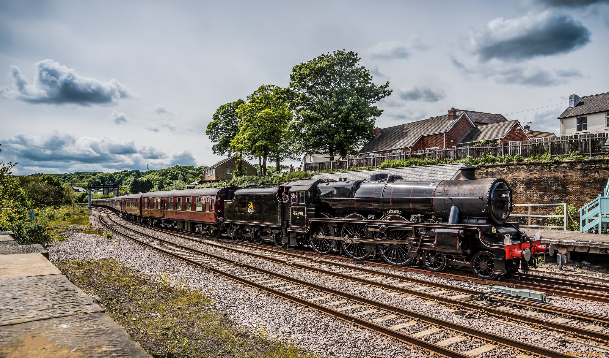 техника, паровозы, паровоз, рельсы, дорога, железная