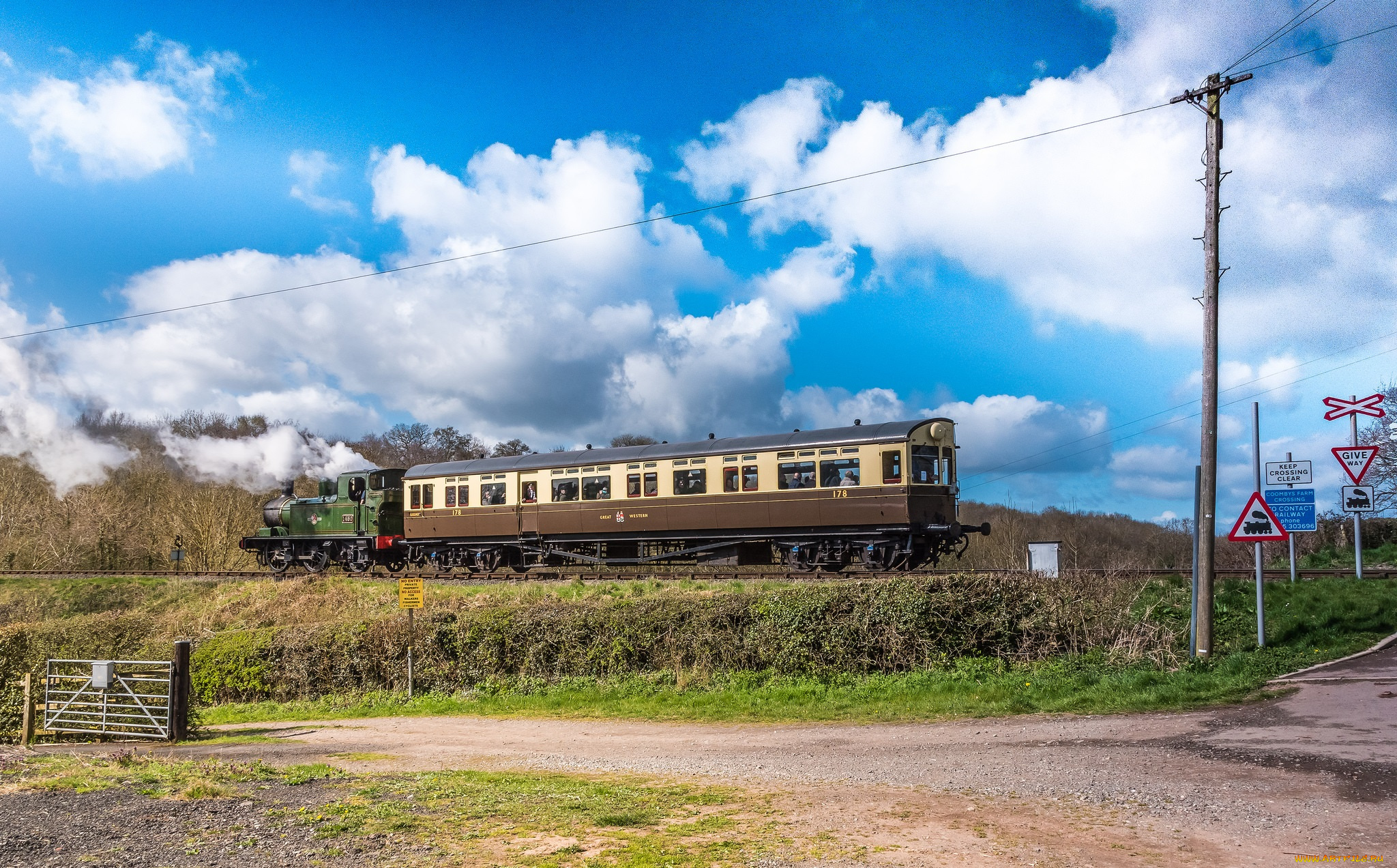 техника, паровозы, железная, дорога, рельсы, паровоз