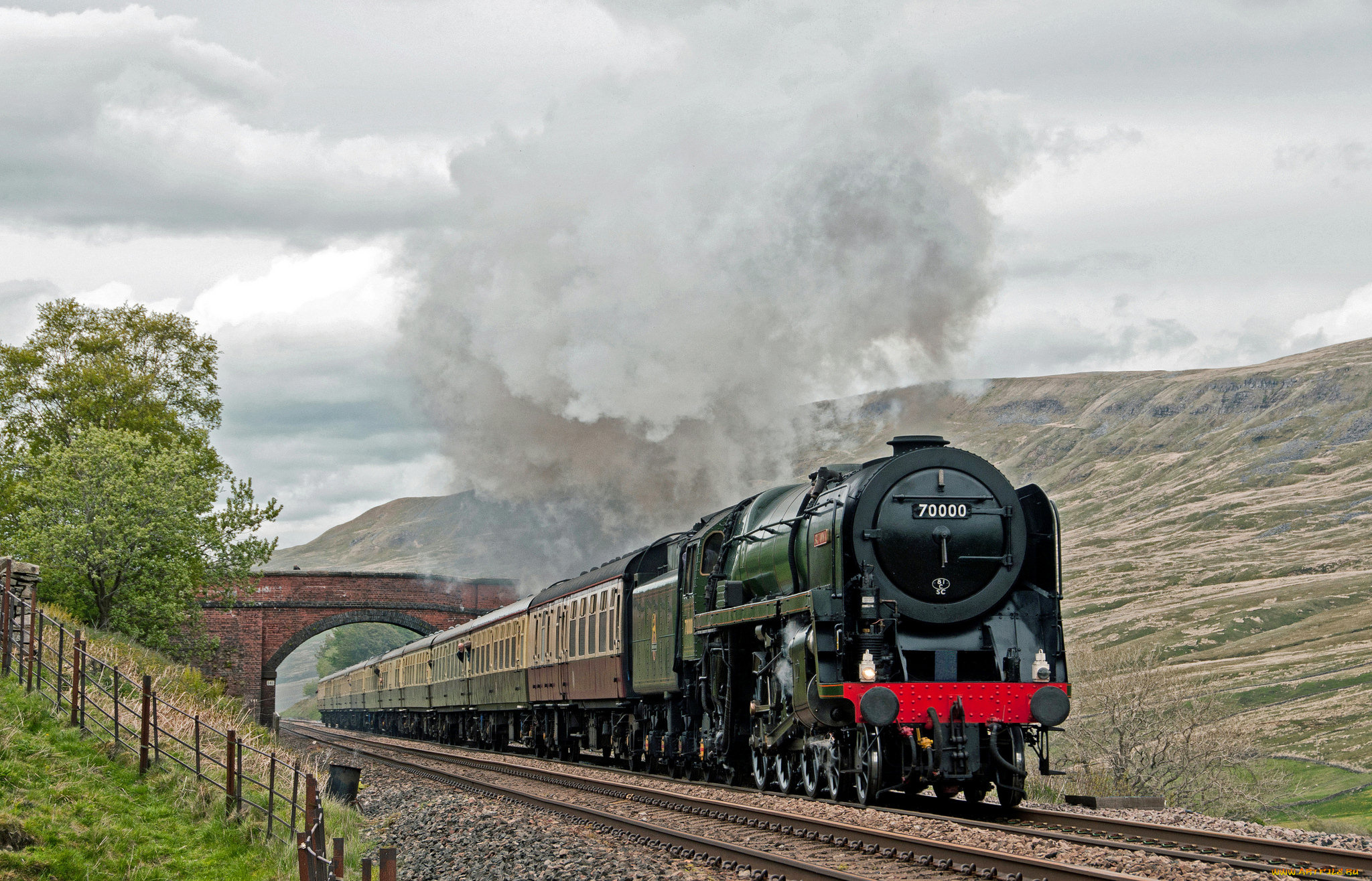 техника, паровозы, дорога, рельсы, паровоз, железная