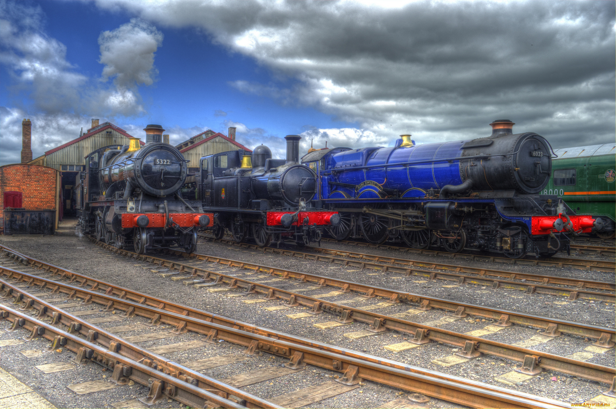 техника, паровозы, паровоз, рельсы, дорога, железная