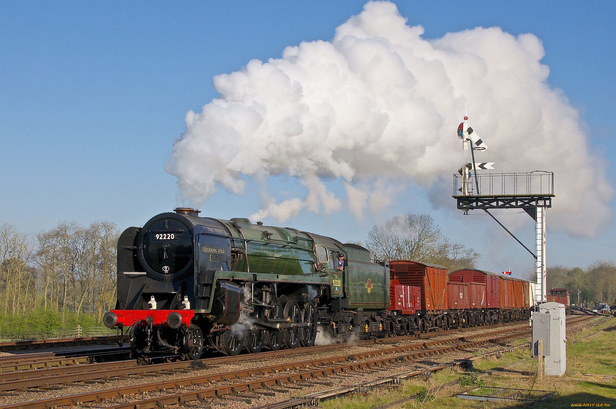 техника, паровозы, железная, рельсы, паровоз, дорога