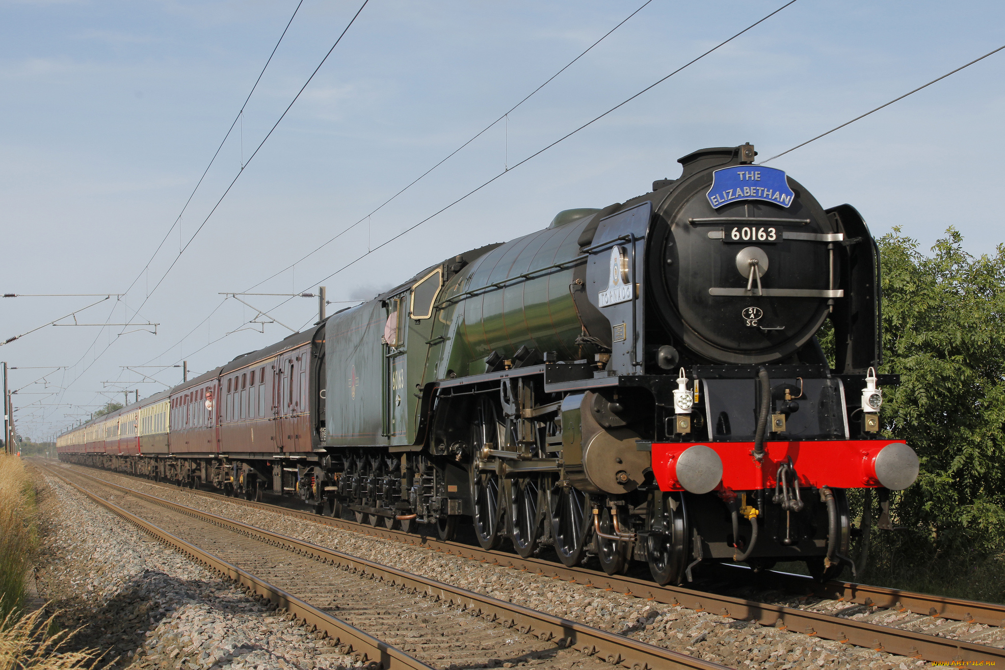 техника, паровозы, дорога, рельсы, паровоз, железная