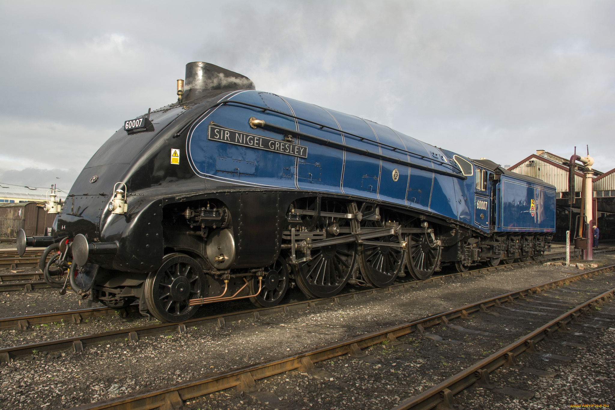 техника, паровозы, паровоз, железная, дорога, рельсы