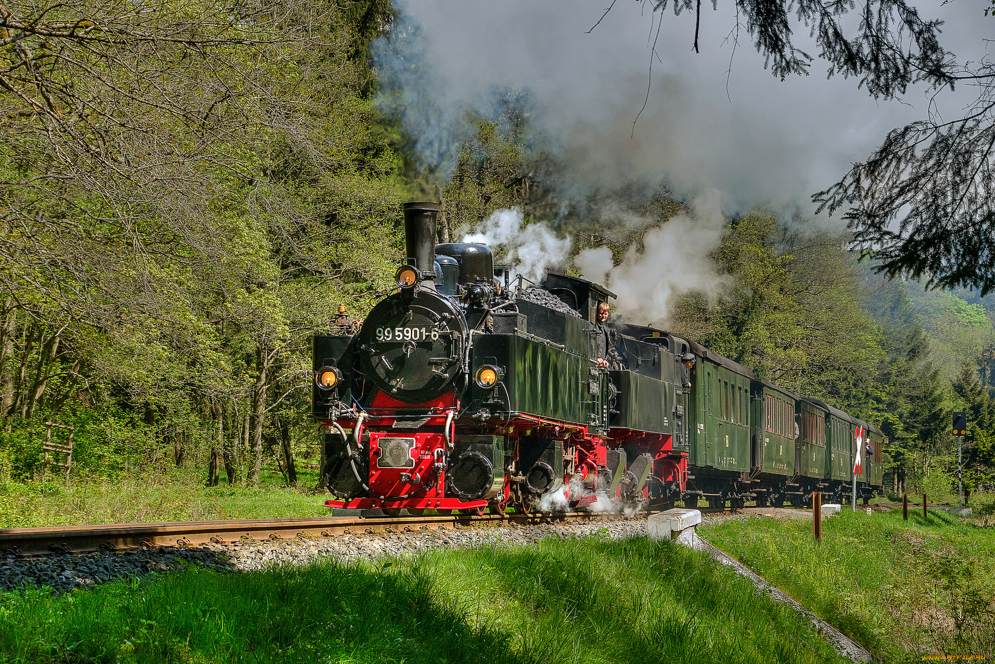 техника, паровозы, рельсы, паровоз, дорога, железная