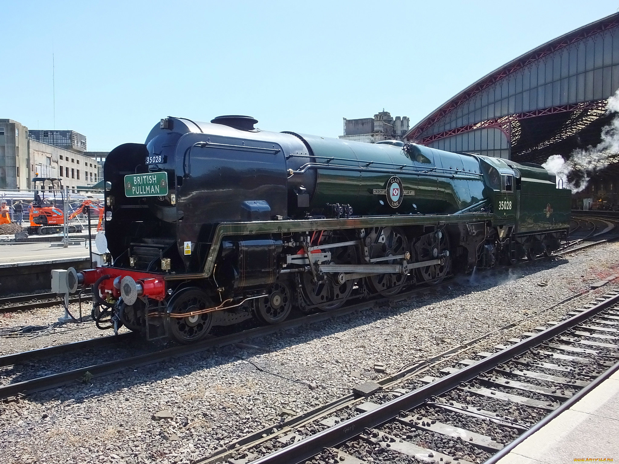 техника, паровозы, железная, рельсы, паровоз, дорога