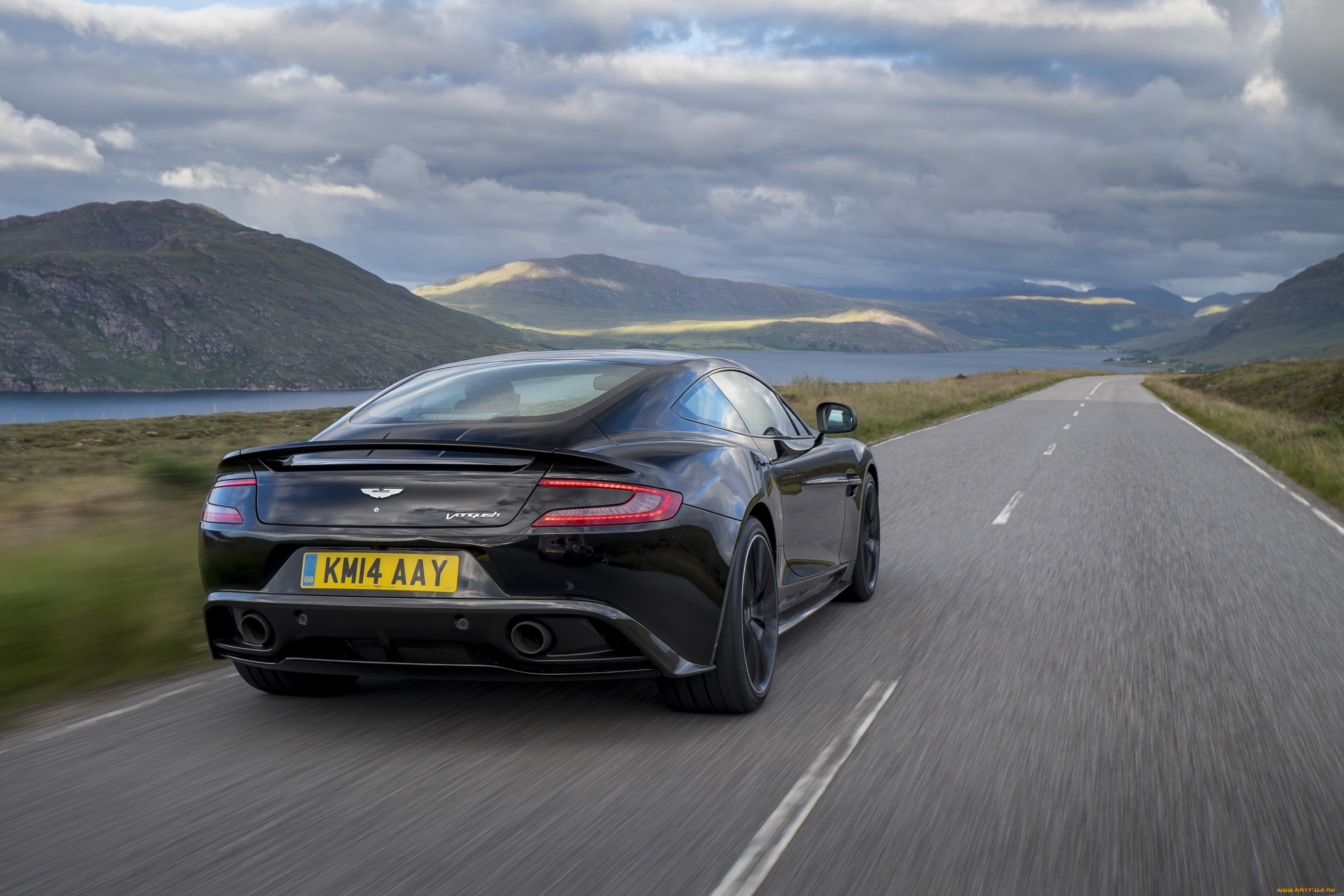 автомобили, aston, martin, 2014г, темный, carbon, black, vanquish, aston, martin