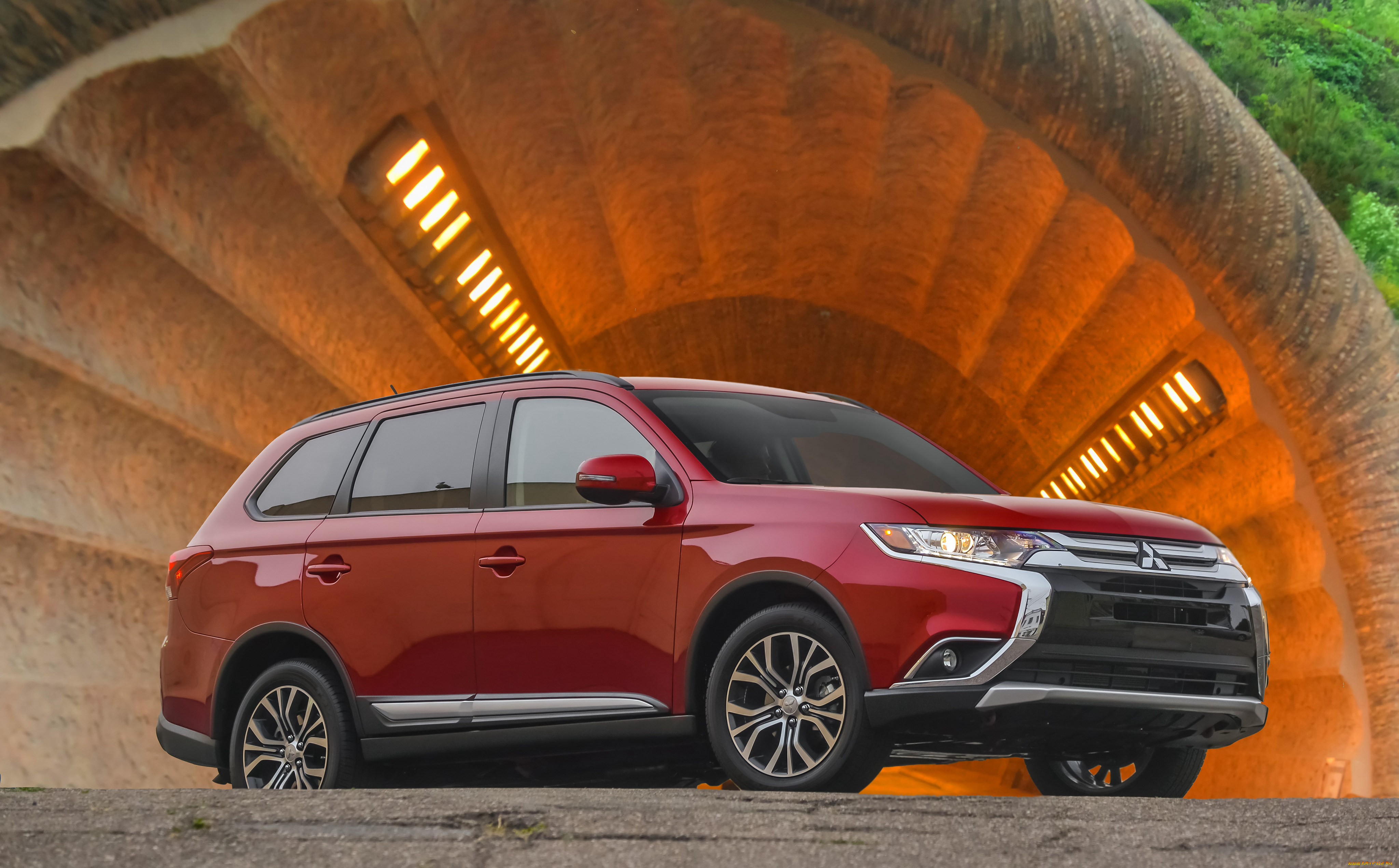 автомобили, mitsubishi, us-spec, outlander, 2016г, красный