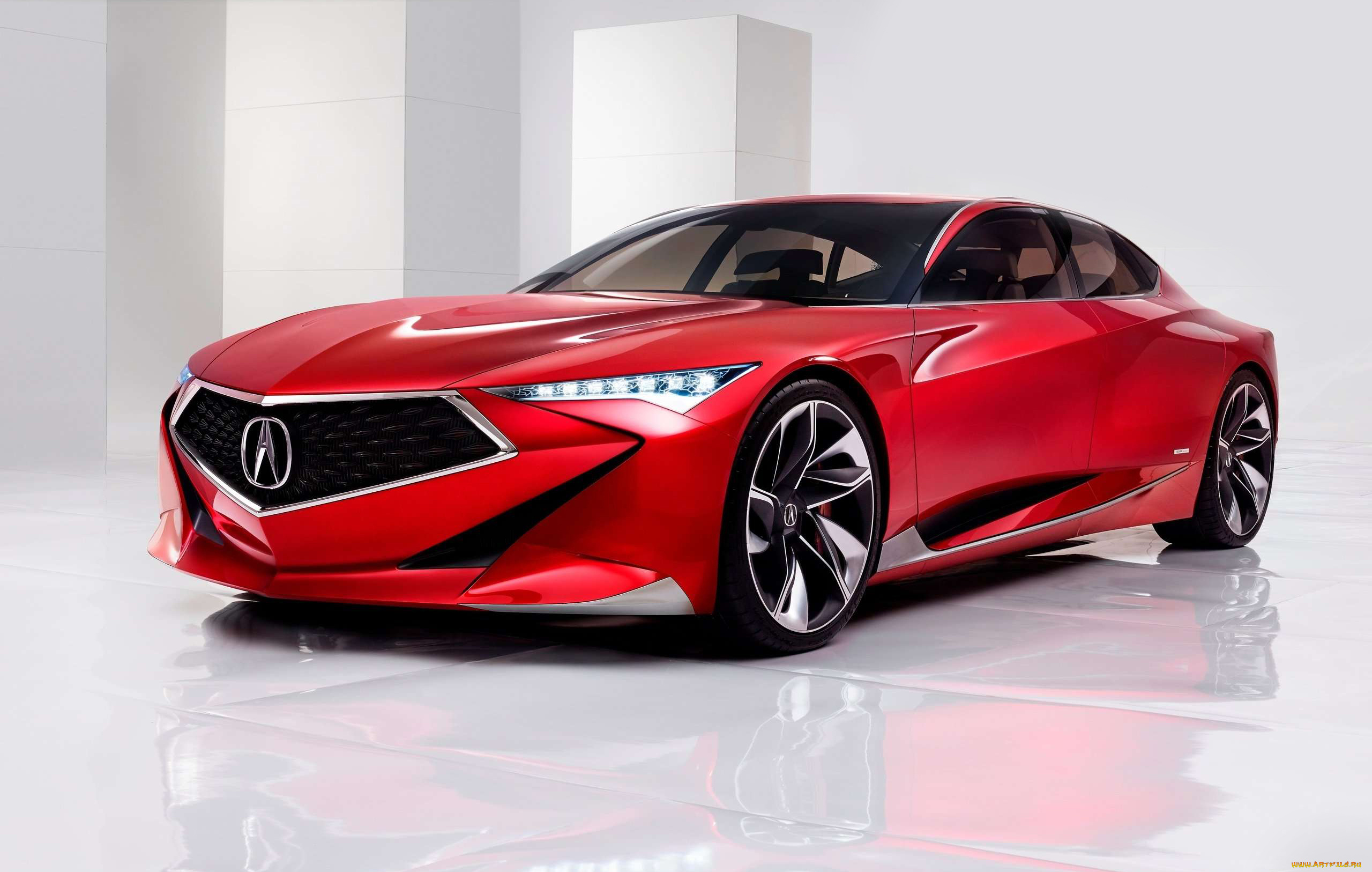 acura, precision, concept, 2016, автомобили, acura, автосалон, выставка, красная, 2016, precision, concept