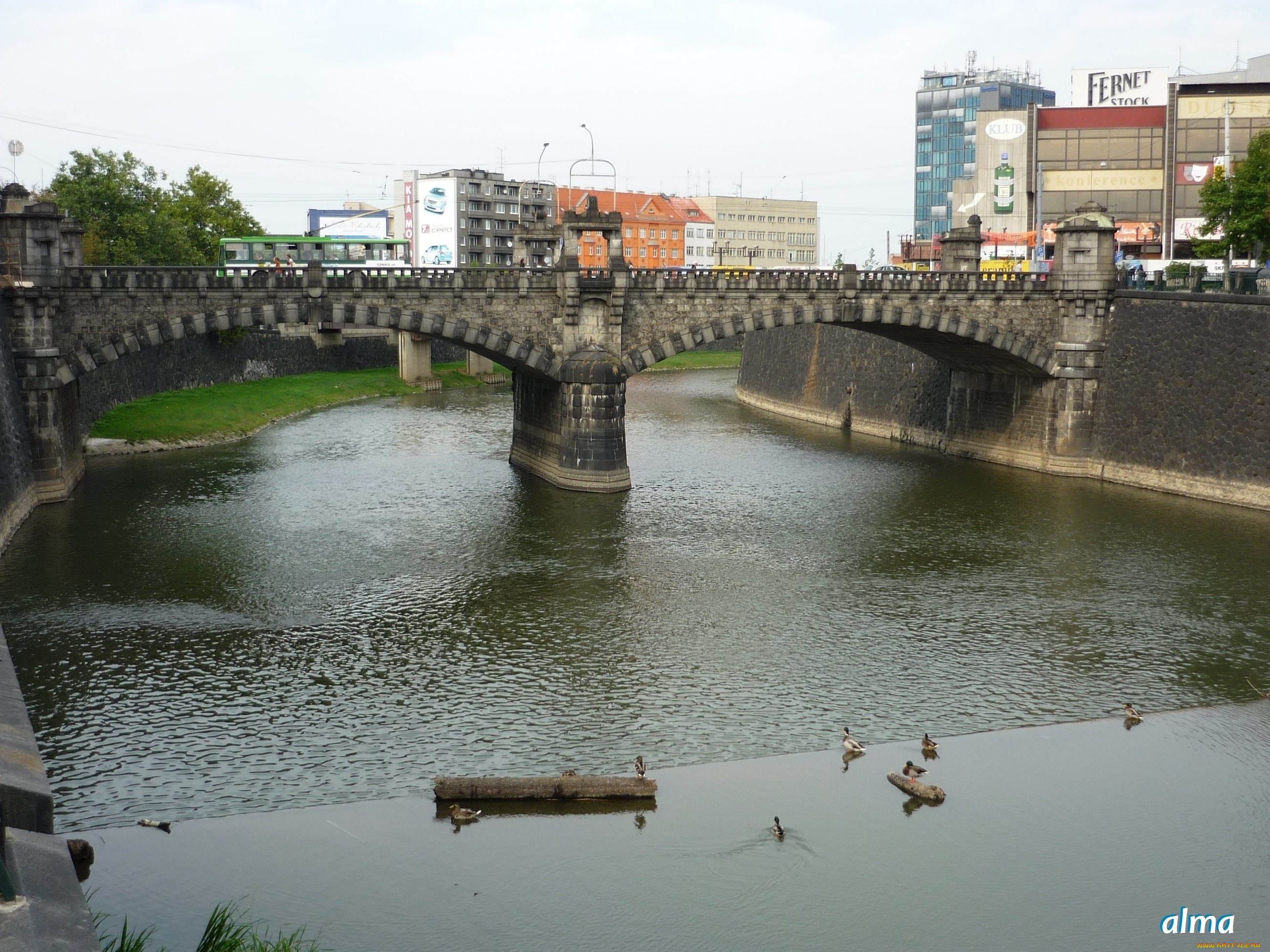 плзень, города, -, мосты