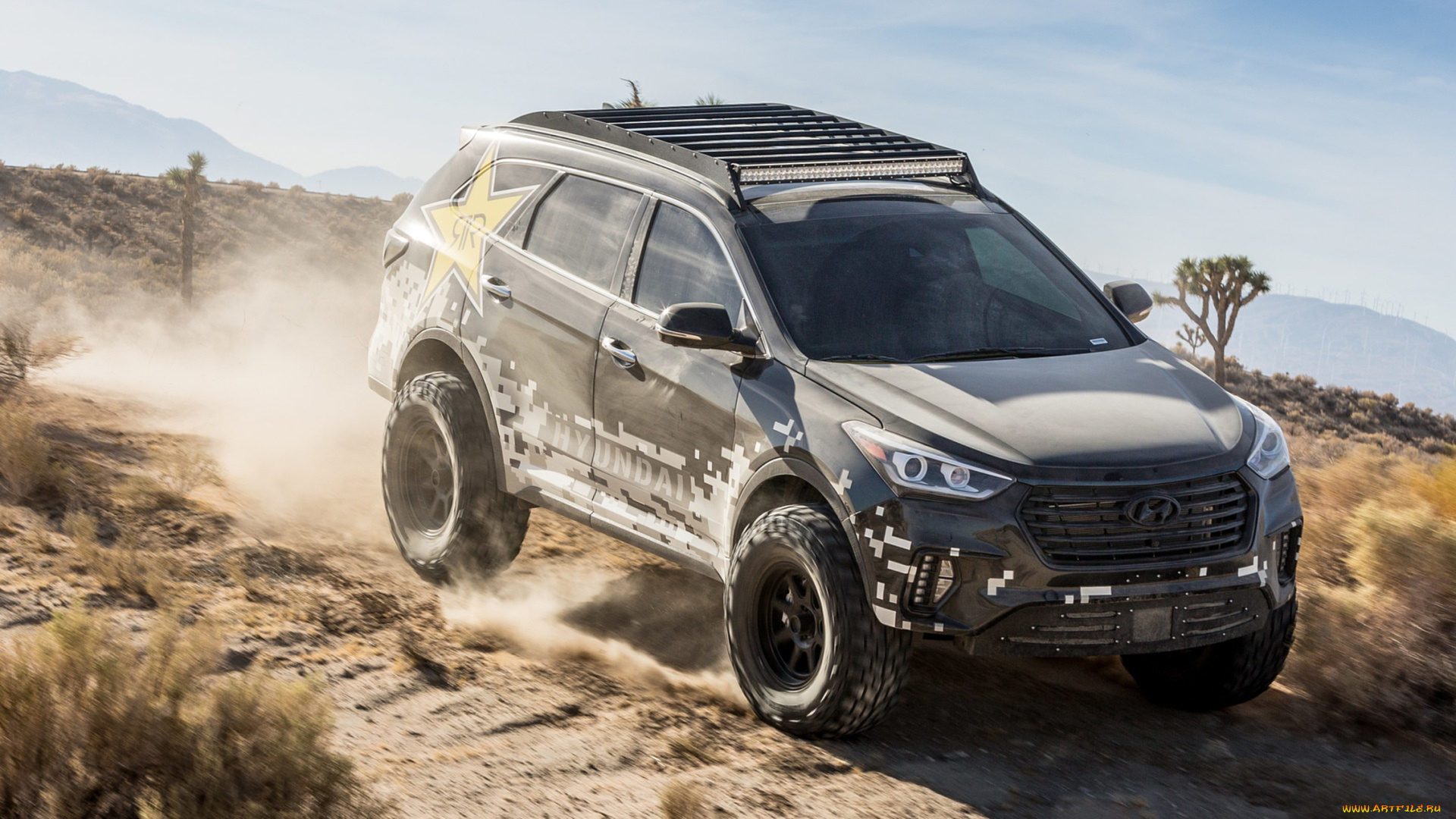 hyundai, rockstar, santa-fe, concept, 2016, автомобили, hyundai, 2016, concept, santa-fe, rockstar