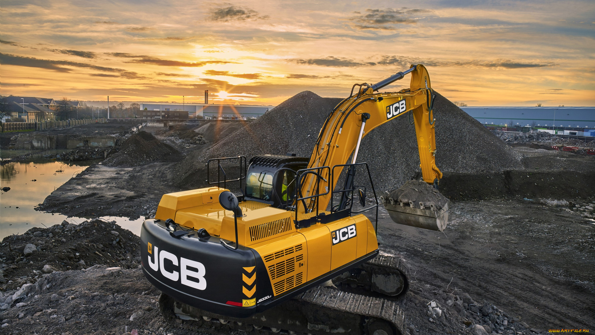 техника, экскаваторы, jcb