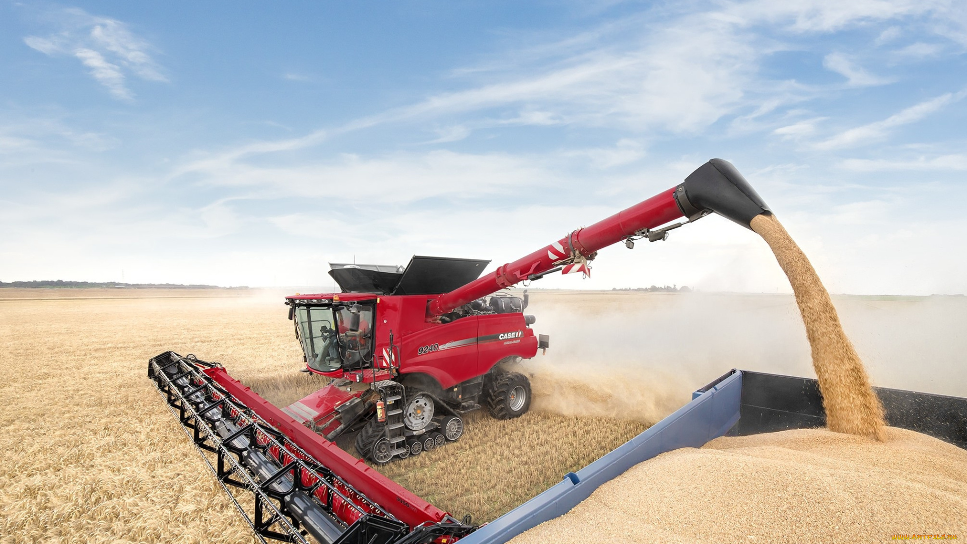 техника, комбайны, case